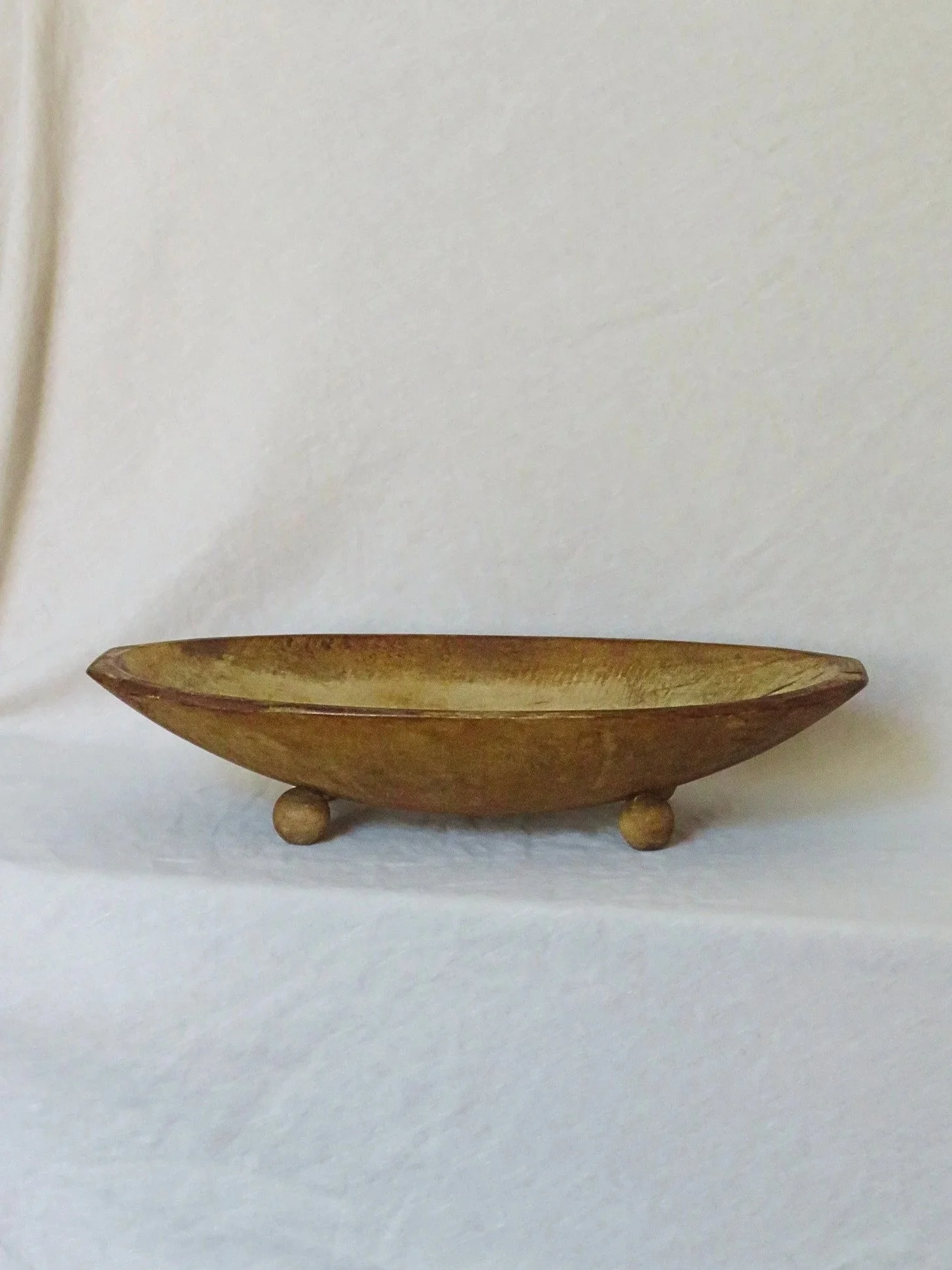 Primitive Wood Bread Bowl