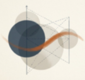 Soft-blurred conceptual diagram hinting at layered functions and axes without readable details.