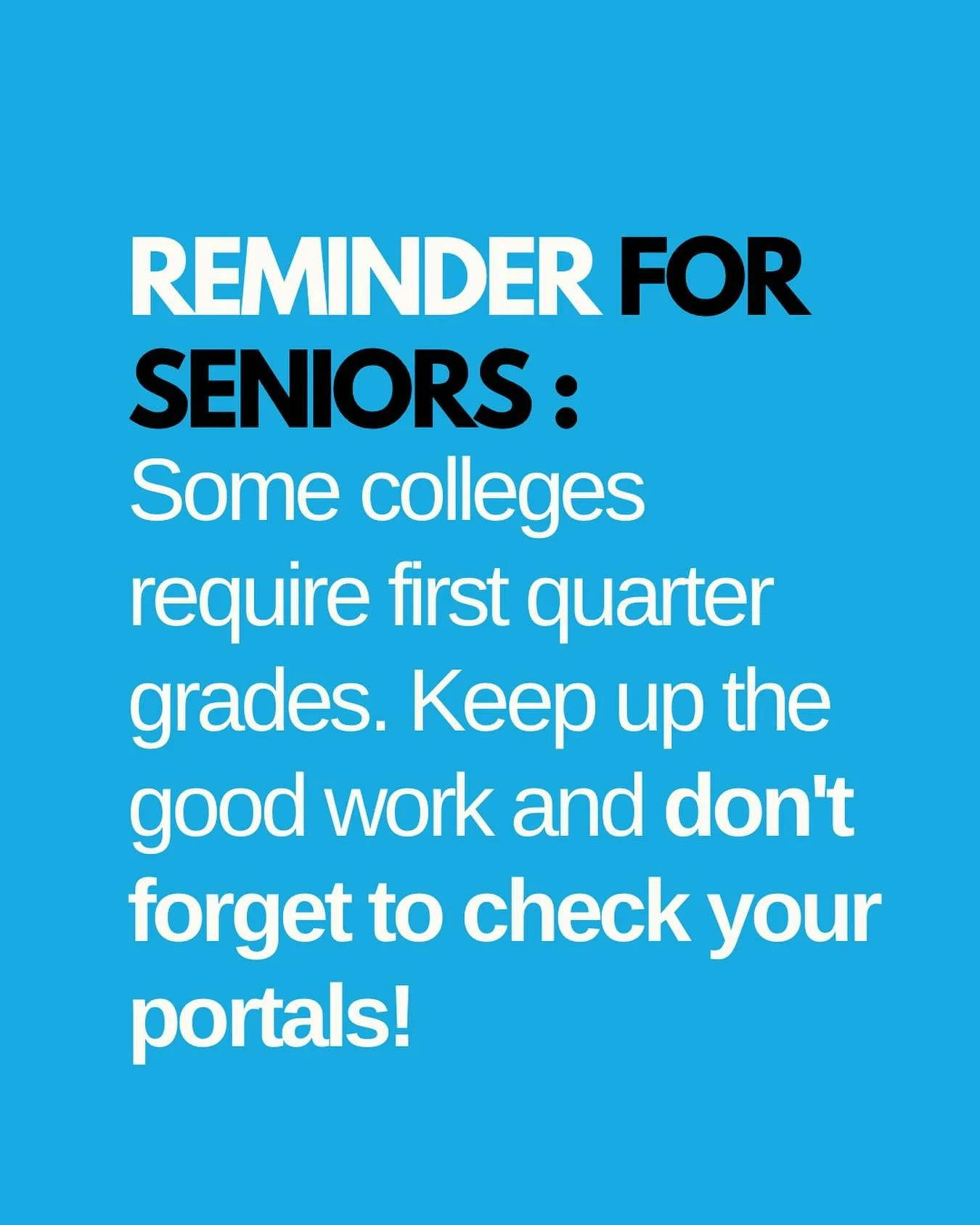 Some advice for seniors...
#collegeadvice 
 #collegeadmission #collegeapps #collegeprep #commonapp #classof2026 #highschoolsenior #dreamschool #collegeapplication #collegetips #essaytips
#commonappessays #earlyadmissions  #collegeplanning
#admissions