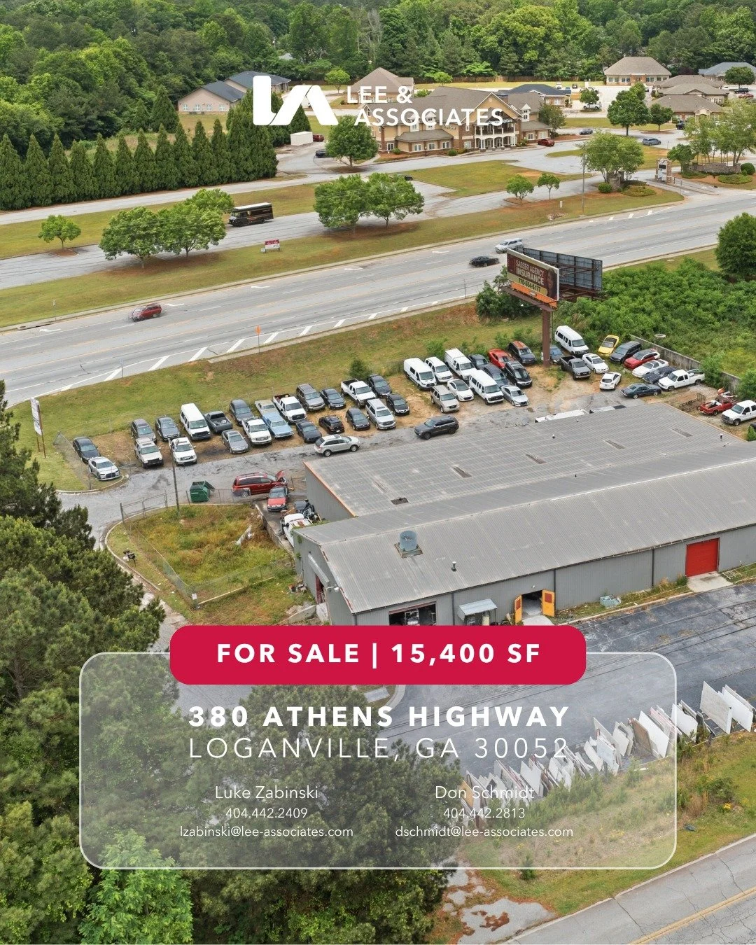 Now available for sale: 380 Athens Highway in Loganville, GA &mdash; a 15,400 SF industrial property strategically positioned along US-78 with exceptional visibility and access throughout Metro Atlanta.

The property features Industrial Outdoor Stora