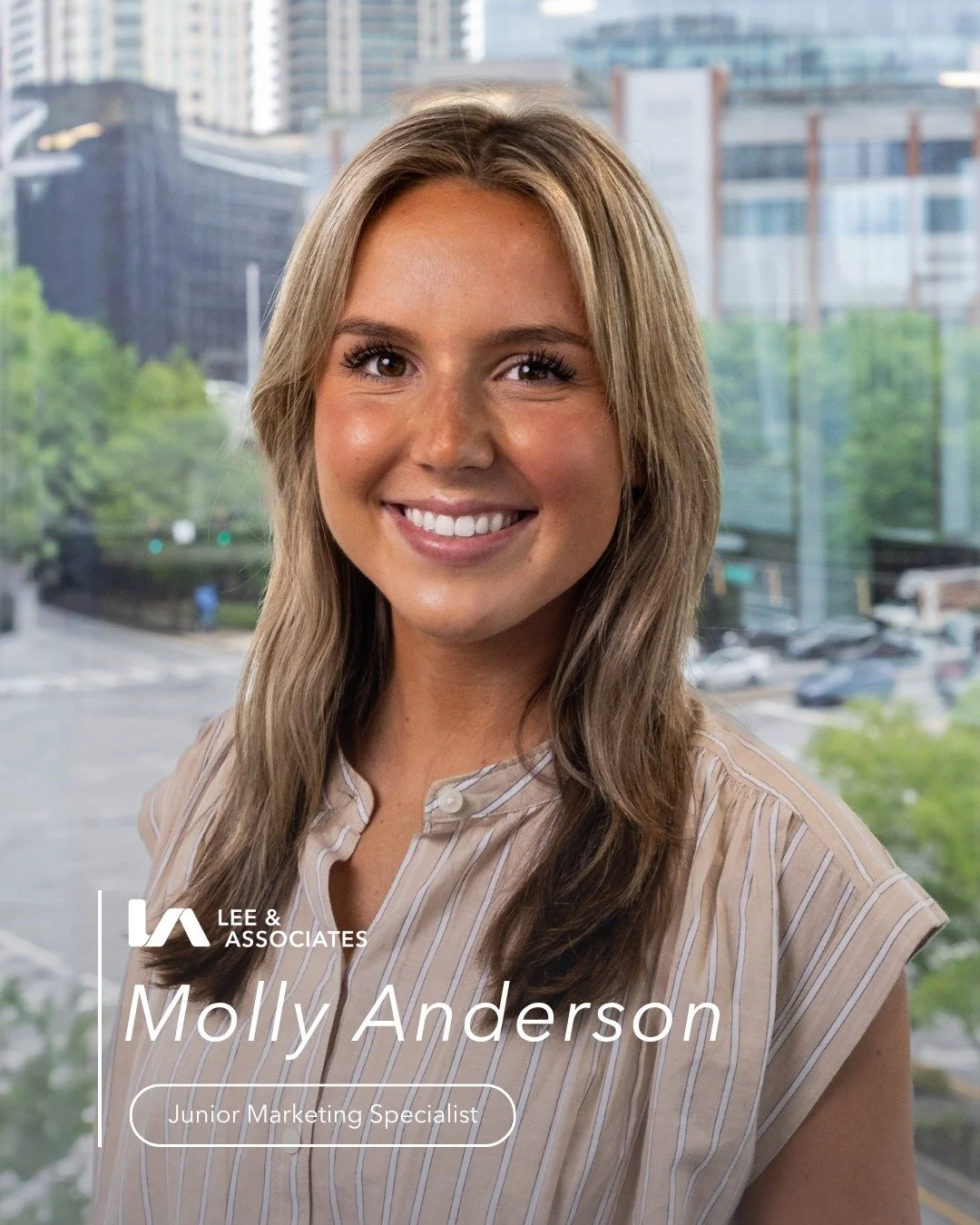 Please join us in welcoming Molly Anderson to Lee &amp; Associates as our newest Junior Marketing Specialist!

Molly brings a strong background in strategic marketing and communications, supported by her degree in Communication Studies and minor in G