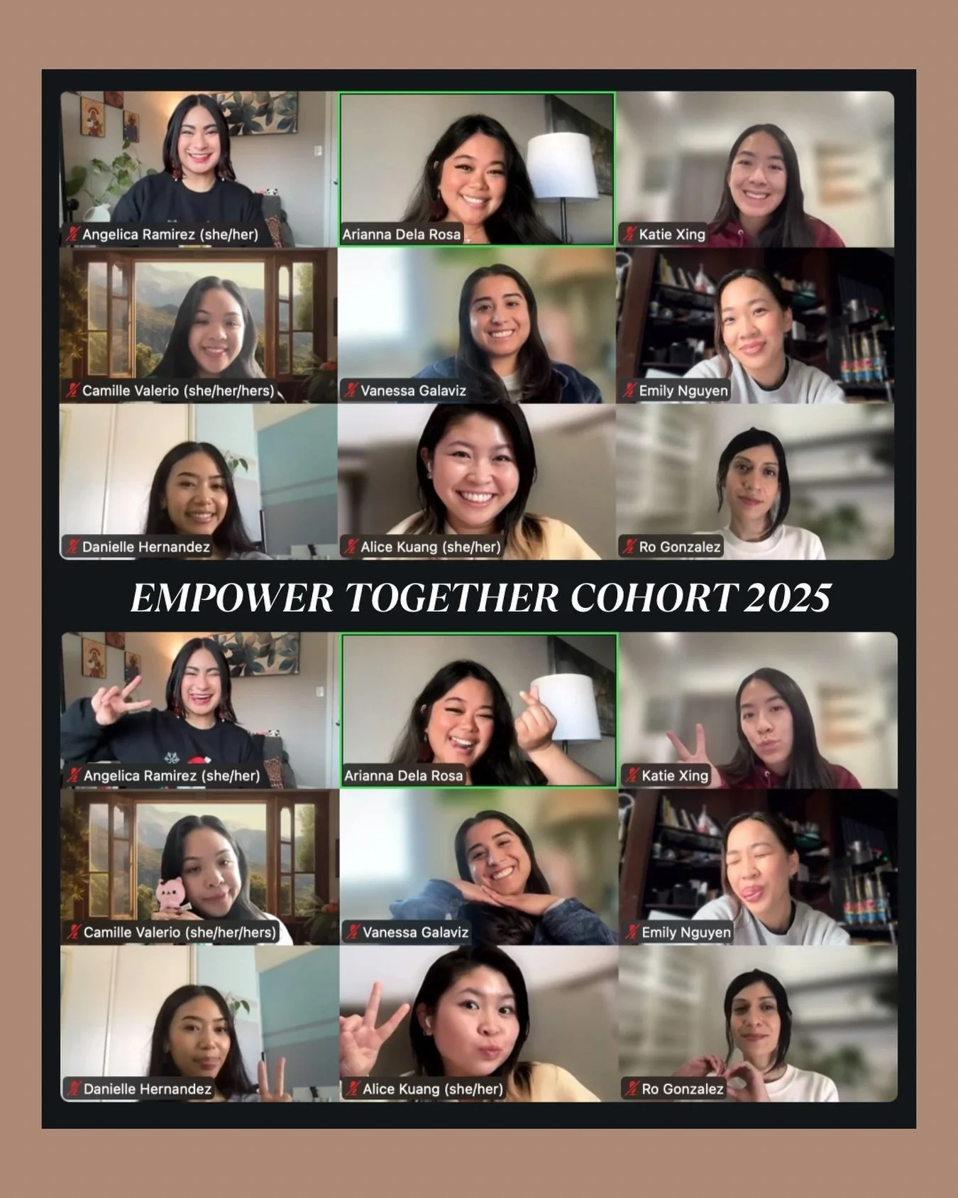 💐 Reflections from Empower Together Cohort 2025

We just wrapped our final session of the 10-week group coaching container I led and wow&hellip; I&rsquo;m taking a deep breath to hold all the pride, growth, and gratitude in my body.

This was only t