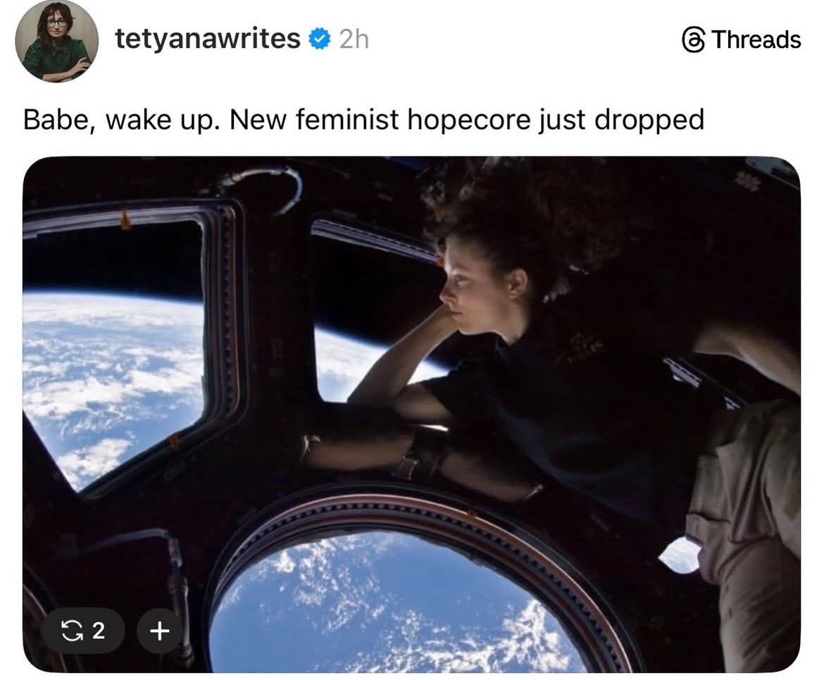 Astronaut Christian Koch stares out window of Artemis II at Earth