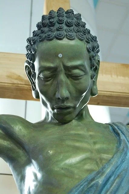 Image of Jesus on the Cross as a Buddhist Enlightened Master