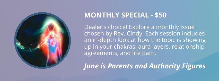 Monthly special june is parents and authority figures