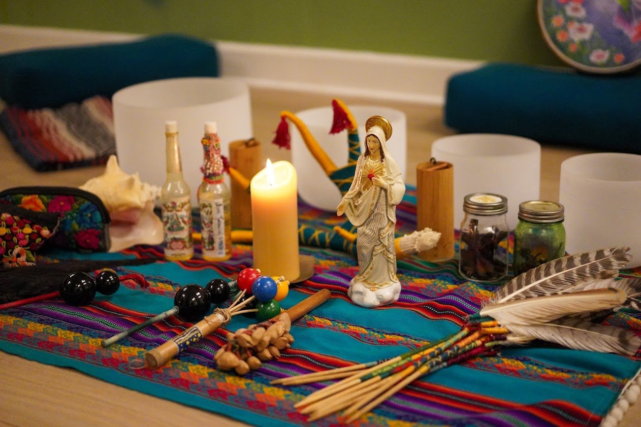 healing altar sacred flame shamanic psychic tools for how to be a healer  and clairvoyant readings denver colorado
