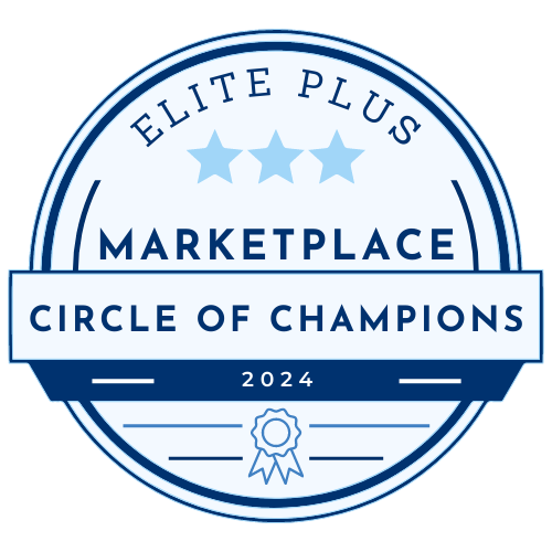 2024 Elite Plus Marketplace Circle of Champions Badge