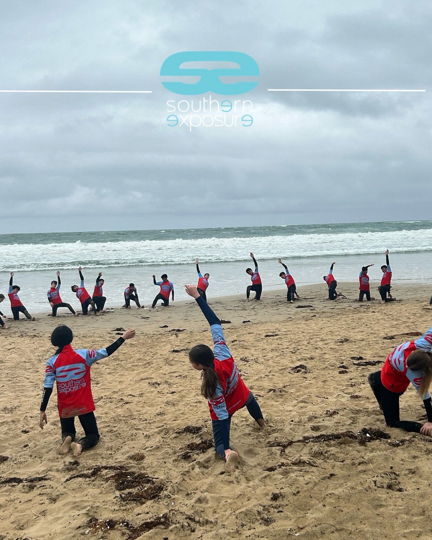 Southern Exposure warm ups before the waves !! 

SUMMER SURF IS HERE 🌊🏄☀
Why not make the most of it with Southern Exposure&rsquo;s
3 DAY - Summer Surf School!!
This 2025 summer intensive surf school classes are open to anyone who wants to take up 