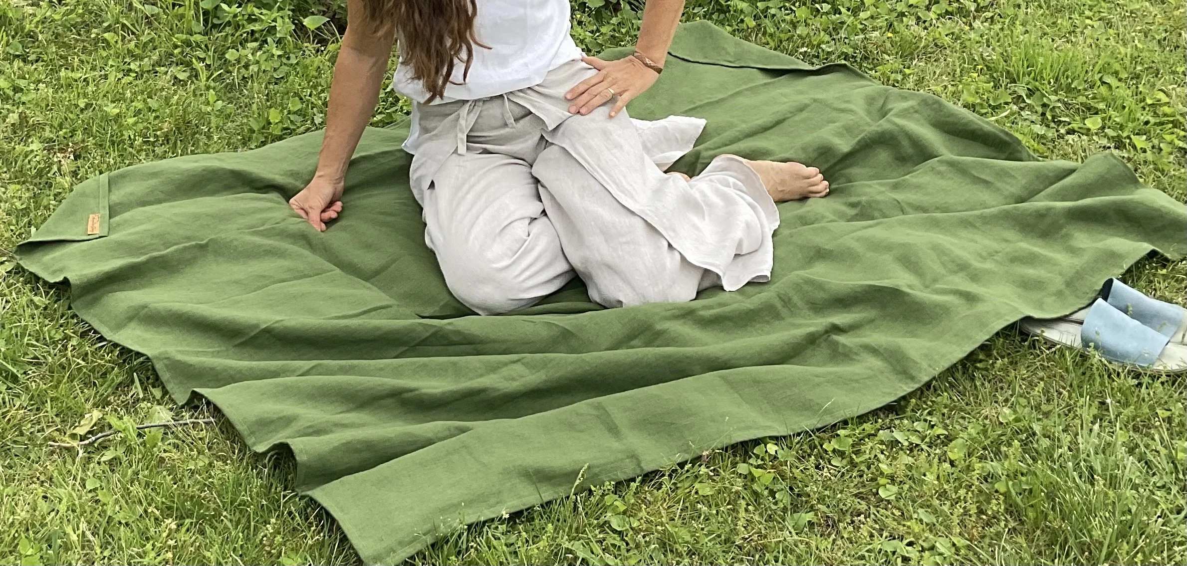 Large Linen Blanket - 100% Linen - Handmade (Copy) (Copy)