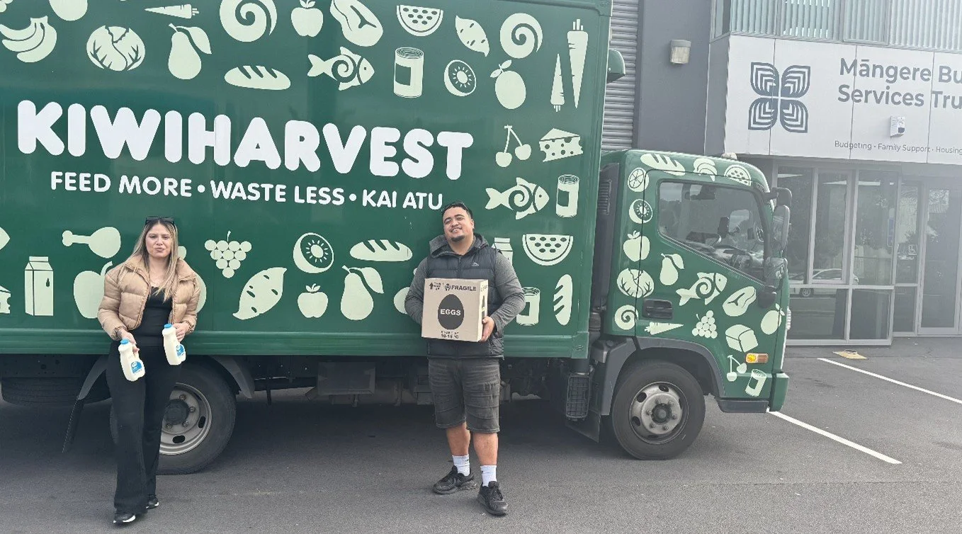Māngere Budgeting Services Trust and KiwiHarvest support South Auckland whānau through growing food hardship