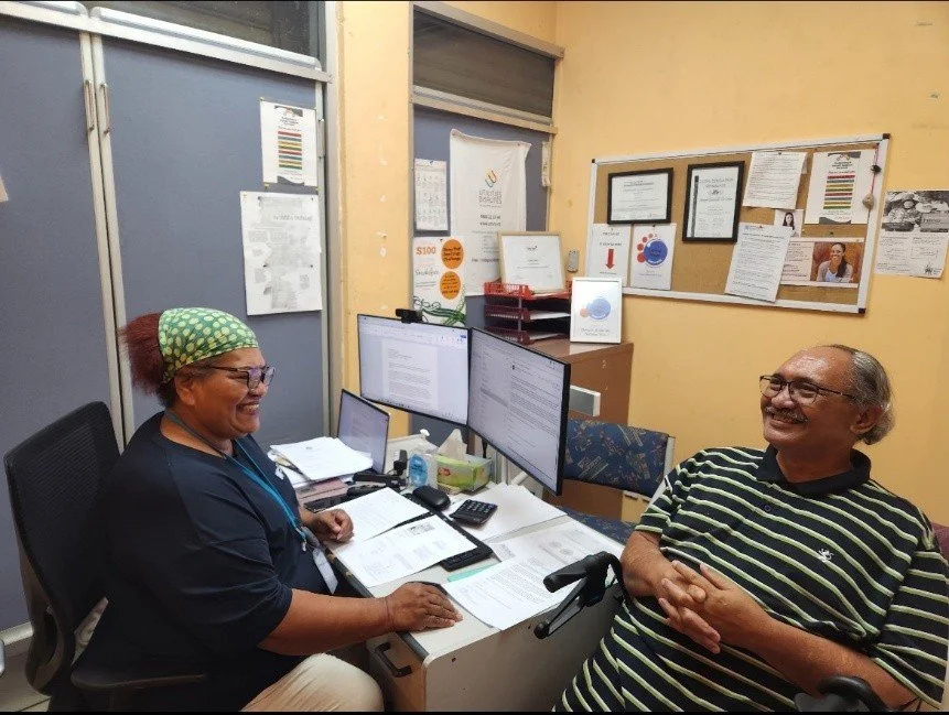 Our Financial Mentor Tuliana with Mr Vati