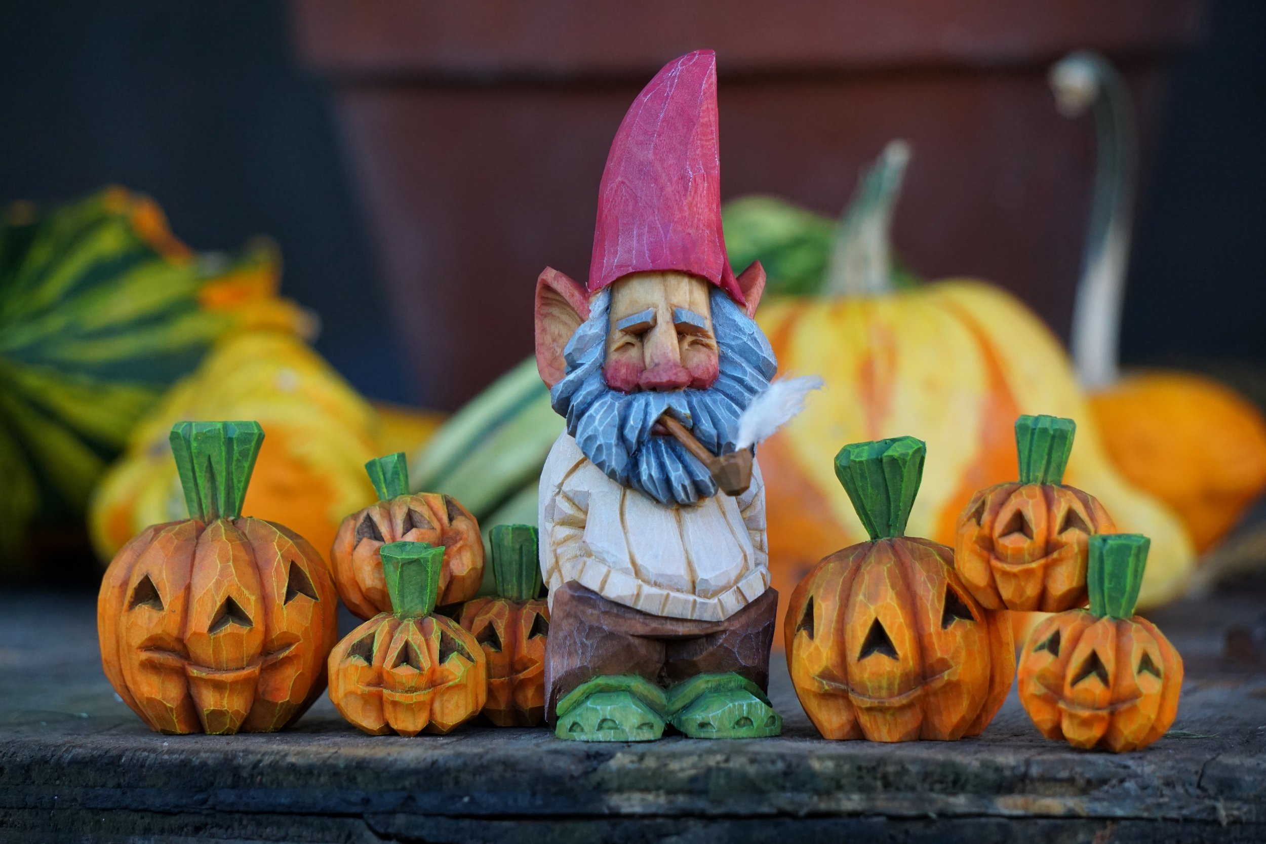 Autumnal Gnome Scene
