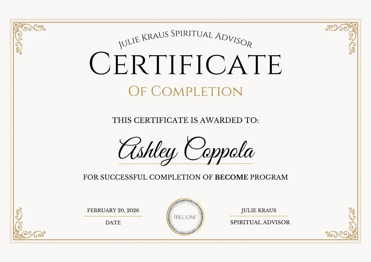 Graduation Day!! 👩&zwj;🎓
6 Months of Deep Commitment to Spirit &amp; Self. Struggles, doubts, emotions, and fears arose- naturally. But I kept my promise to myself and I'm truly proud of the work I've done &amp; look forward to sharing it. 

@julie