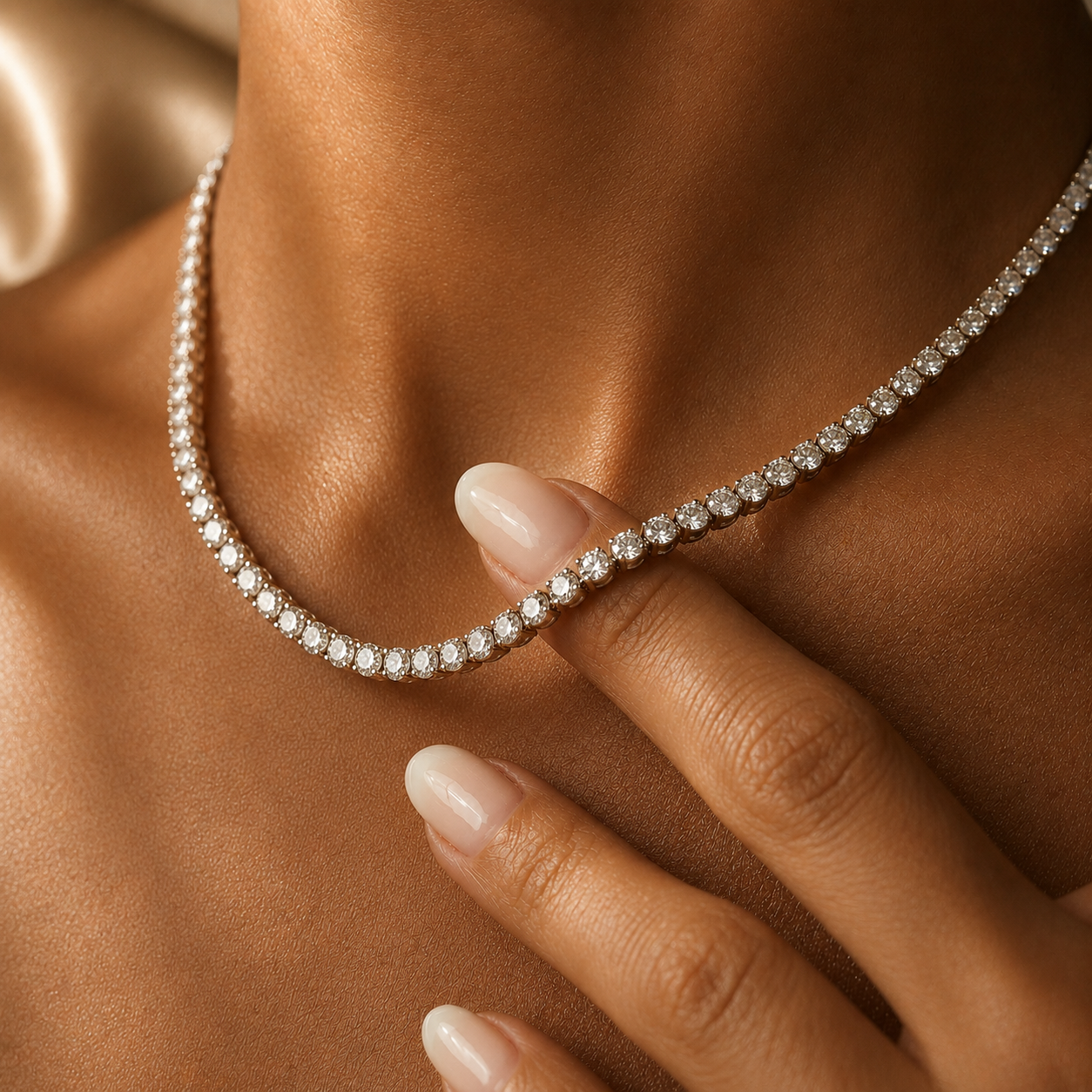 Why Does My Tennis Necklace Flip? How to Prevent It