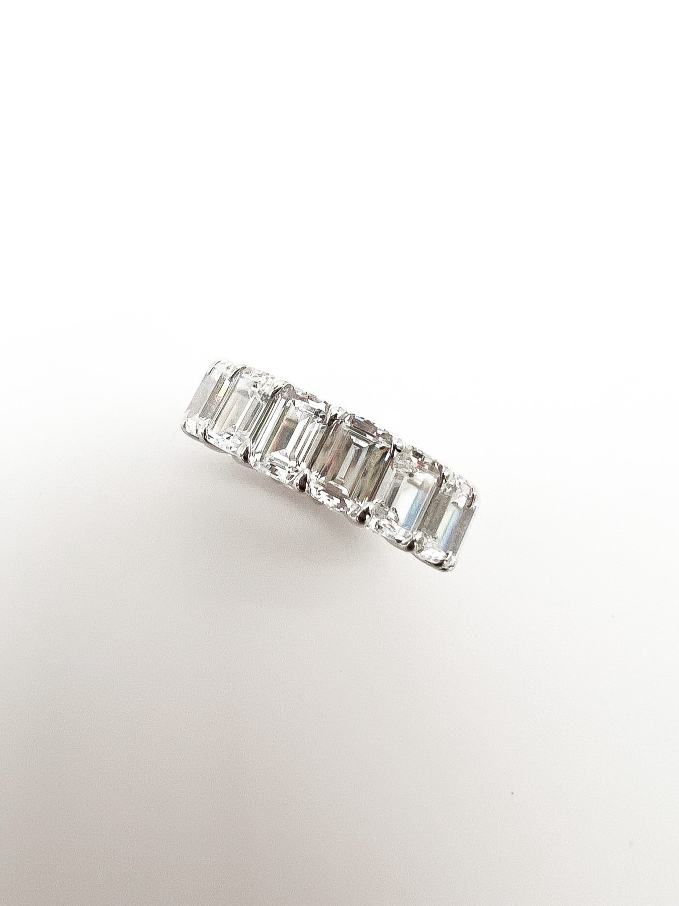 Vicki Moissanite Eternity Ring solid gold