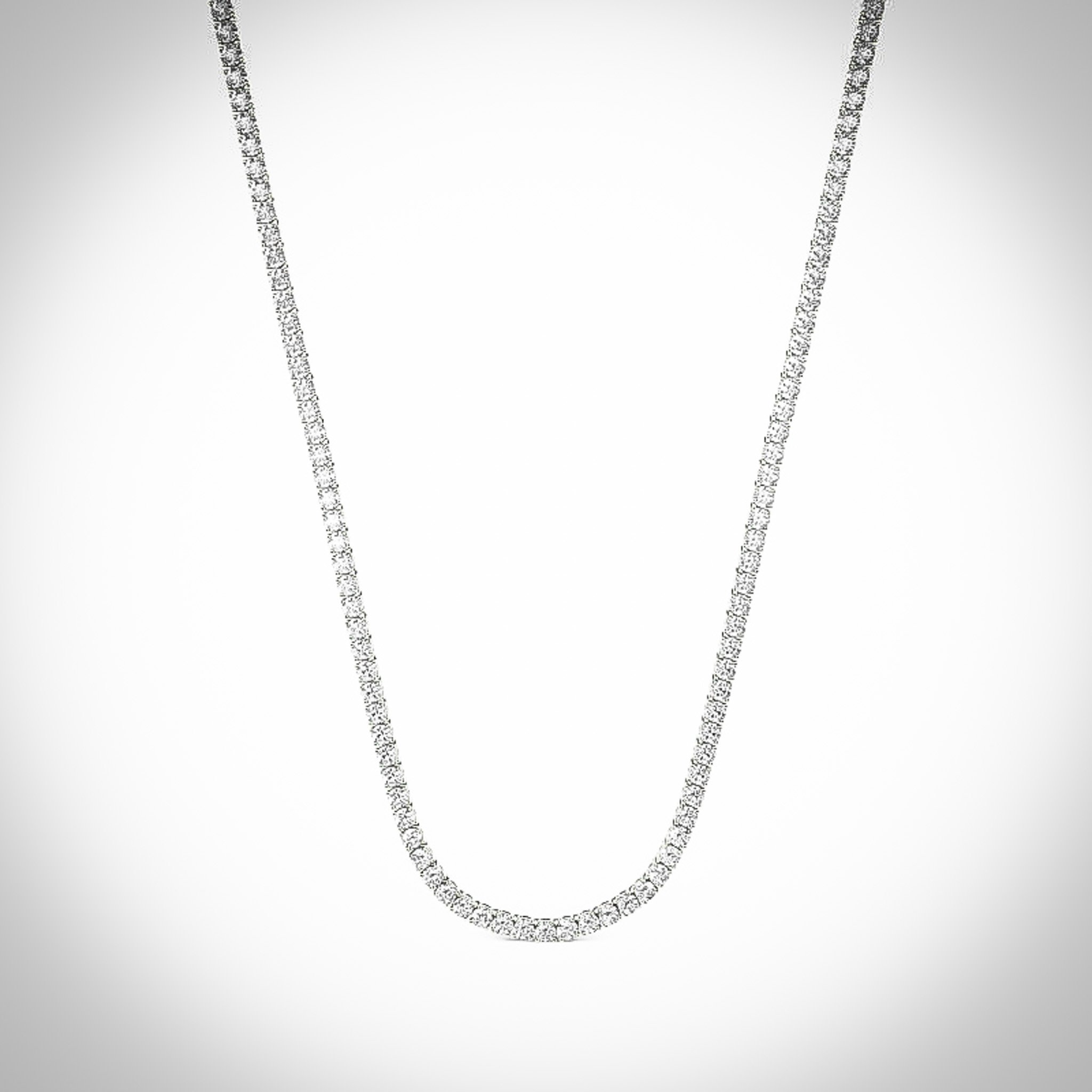 12ct. Lab Diamond Tennis Necklace | Goldie