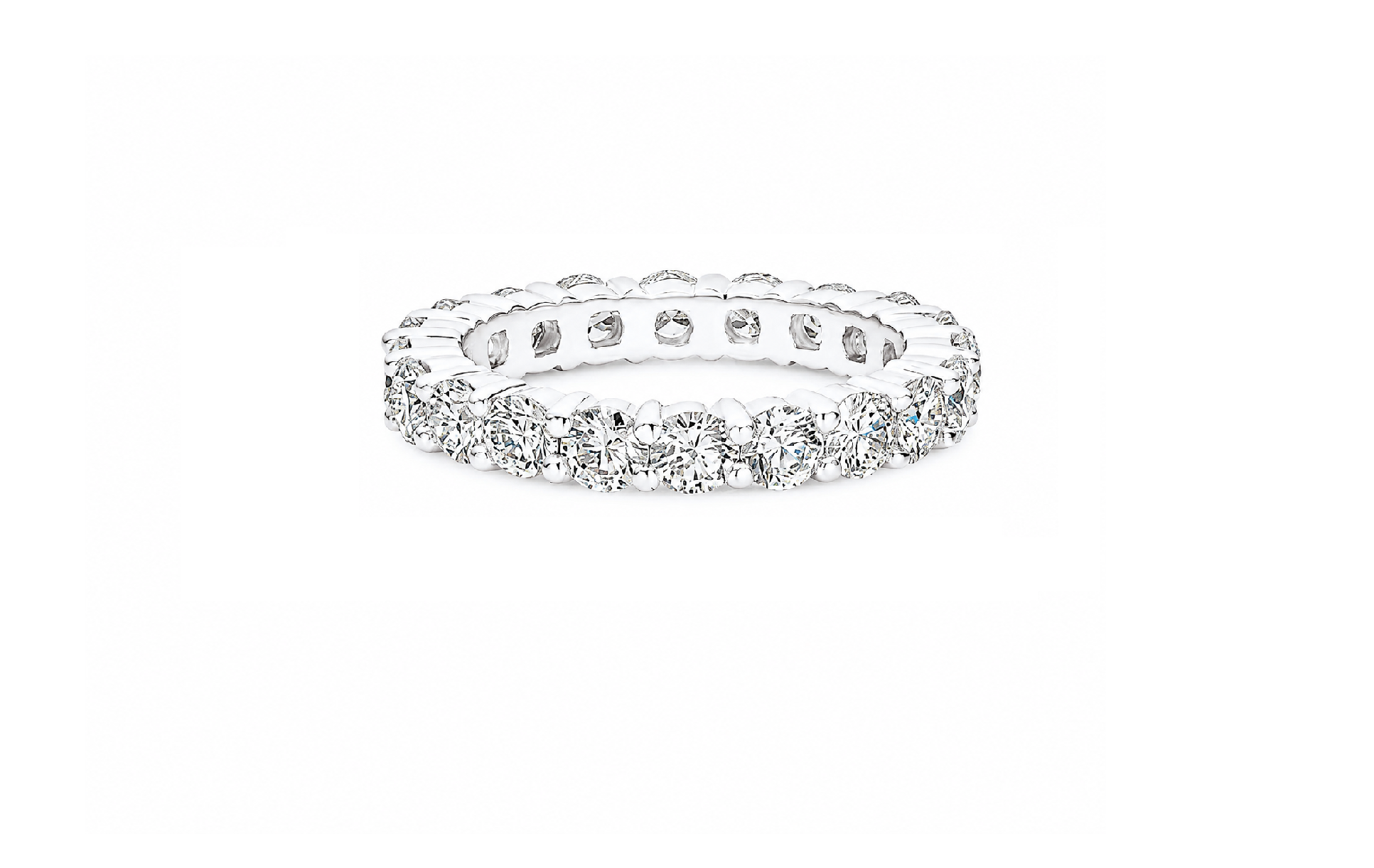 Round Brilliant Lab Diamond Eternity Ring | Brittany