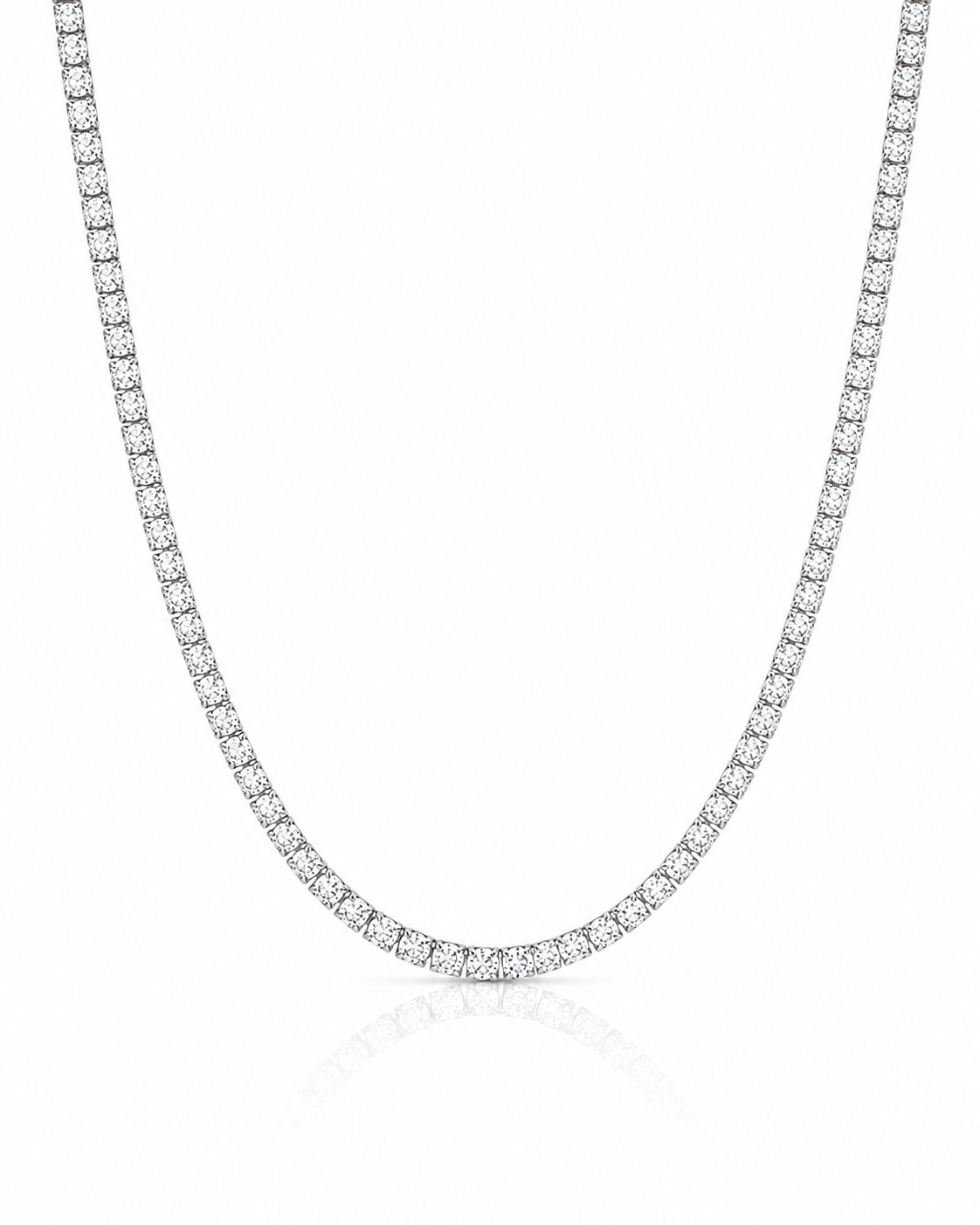 7ct. Natural Diamond Tennis Necklace | Grace