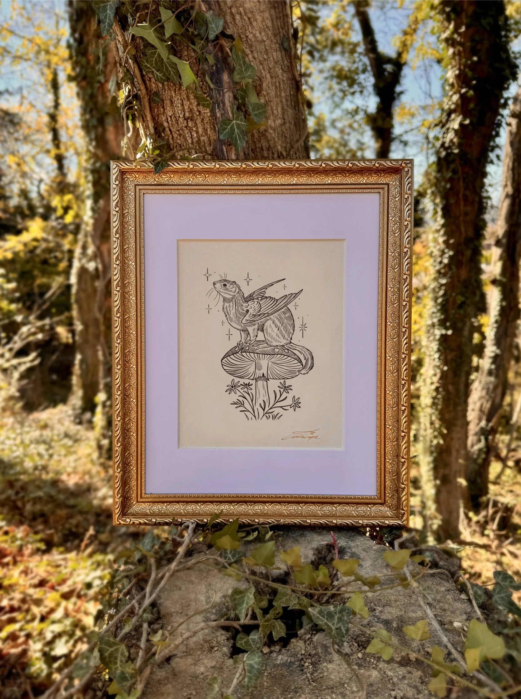 Göran, the Enchanted Weasel (Standard - 8x10 in).jpg