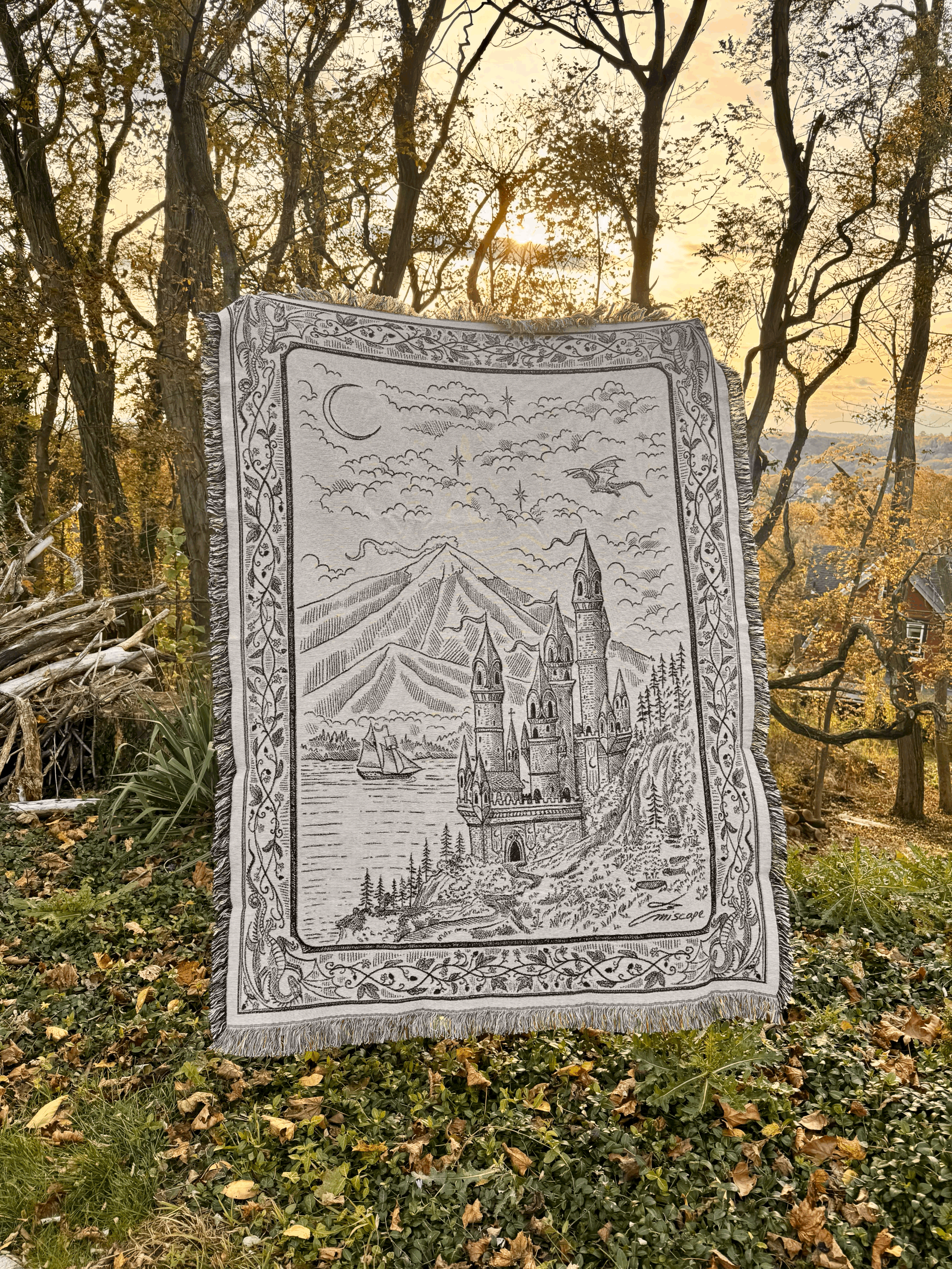 Serenity at Meadowrest Castle (Tapestry)