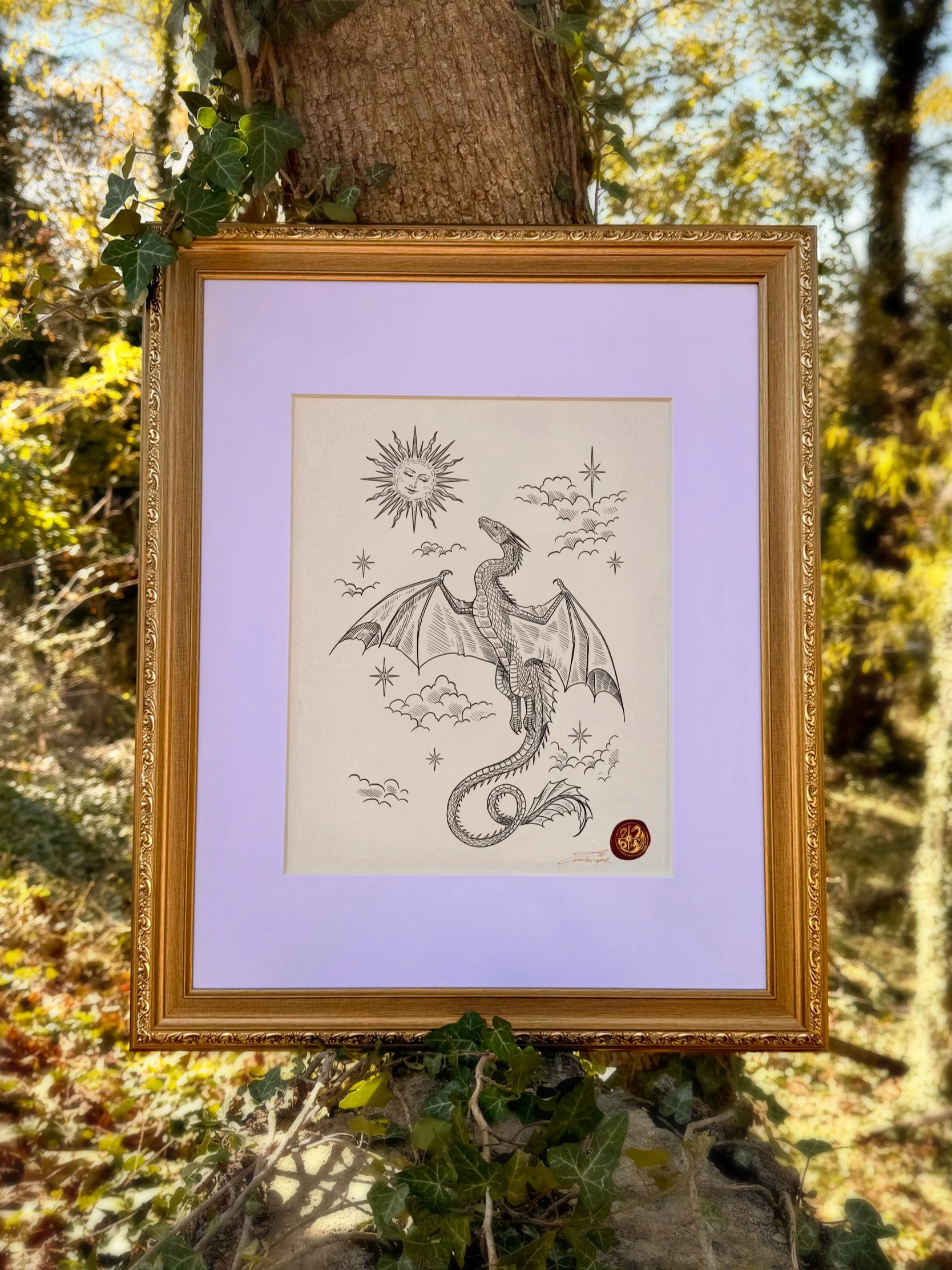 Goldflæd, the Sunblessed Wyvern