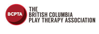 Logo of the British Columbia Play Therapy Association with a red circle containing 'BCPTA' and the full name beside it.