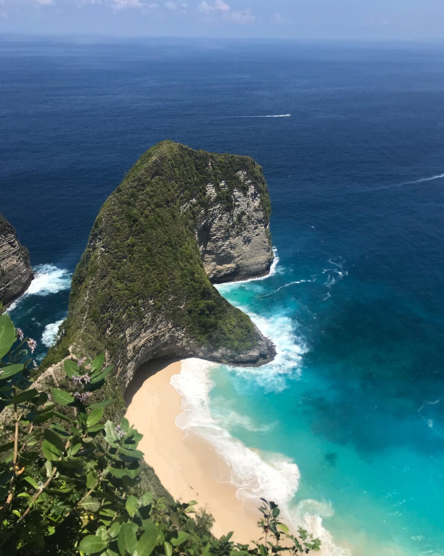 Exploring Nusa penida was a experience one of a kind. With a Scooter you get to See the Island and the Palm trees. One Highlight was the kelinking beach. The view was amazing and the turquise water reflects the sun in a pretty way. But sadly it was v
