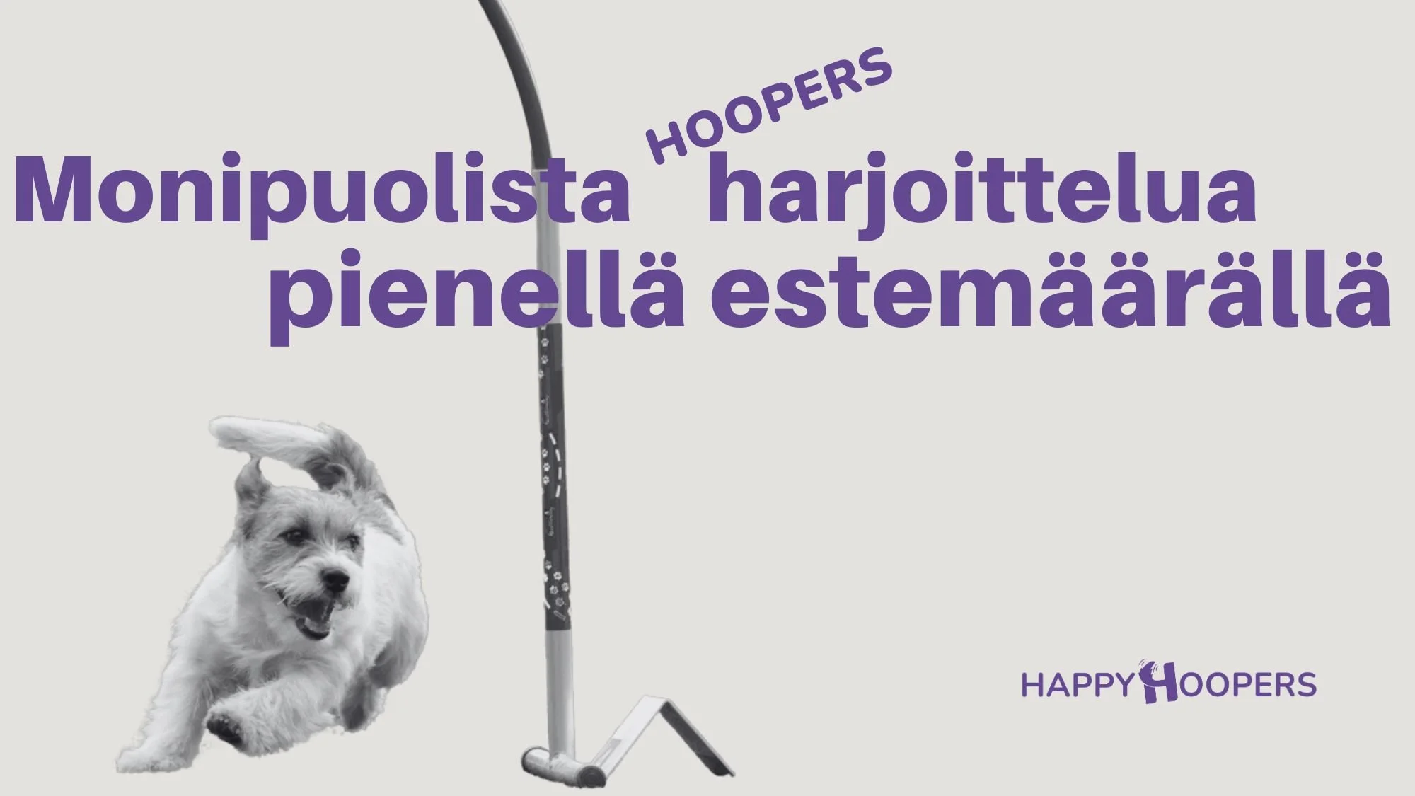 Monipuolista hoopersharjoittelua pienellä estemäärällä