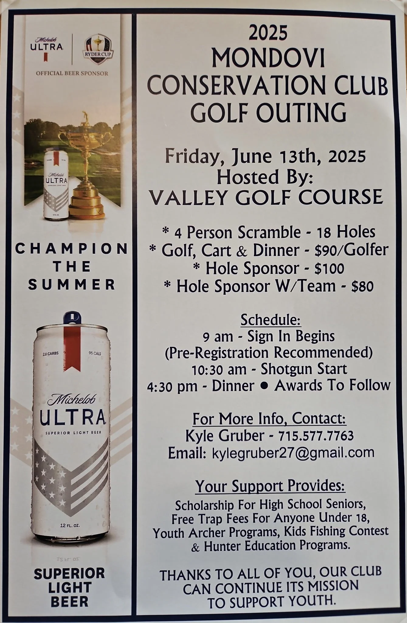 MONDOVI CONSERVATION CLUB