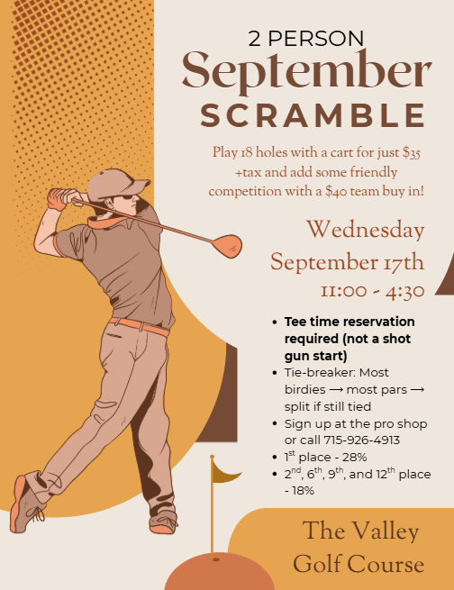 2 Person September Scramble