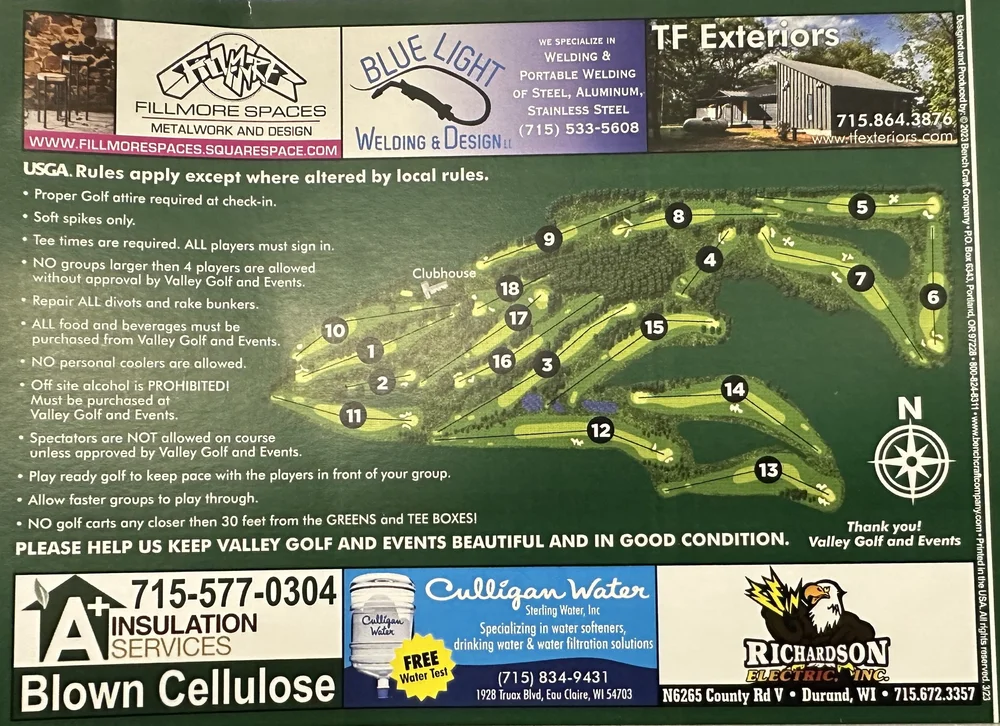 Course Details — Valley Golf & Events 18 Hole Championship Golf