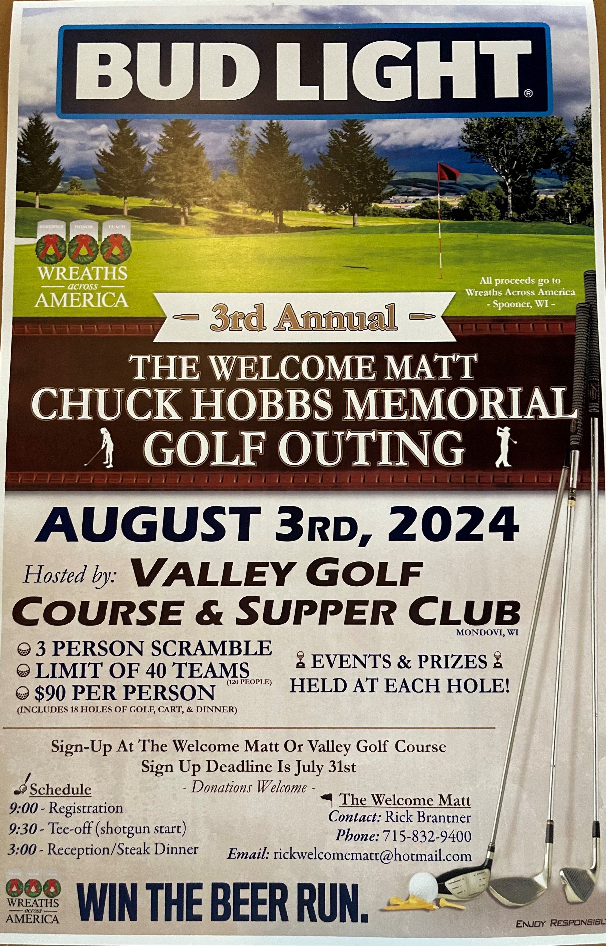 Calendar — Valley Golf & Events 18 Hole Championship Golf Course in