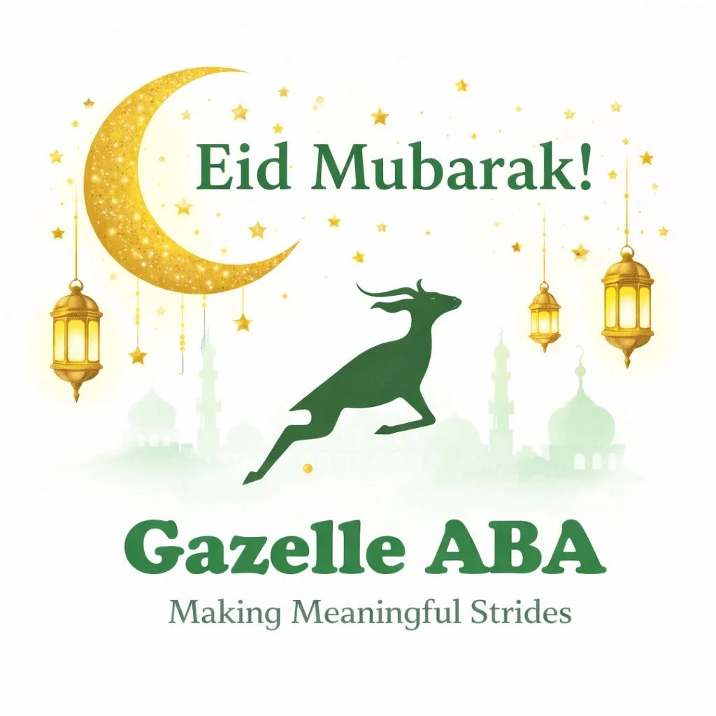 ✨ Eid Mubarak from Gazelle ABA! 🌙💛

Wishing our families, clients, and community a joyful Eid filled with peace, gratitude, and meaningful moments.🤍

#EidMubarak #GazelleABA #MeaningfulStrides #CommunityCare
