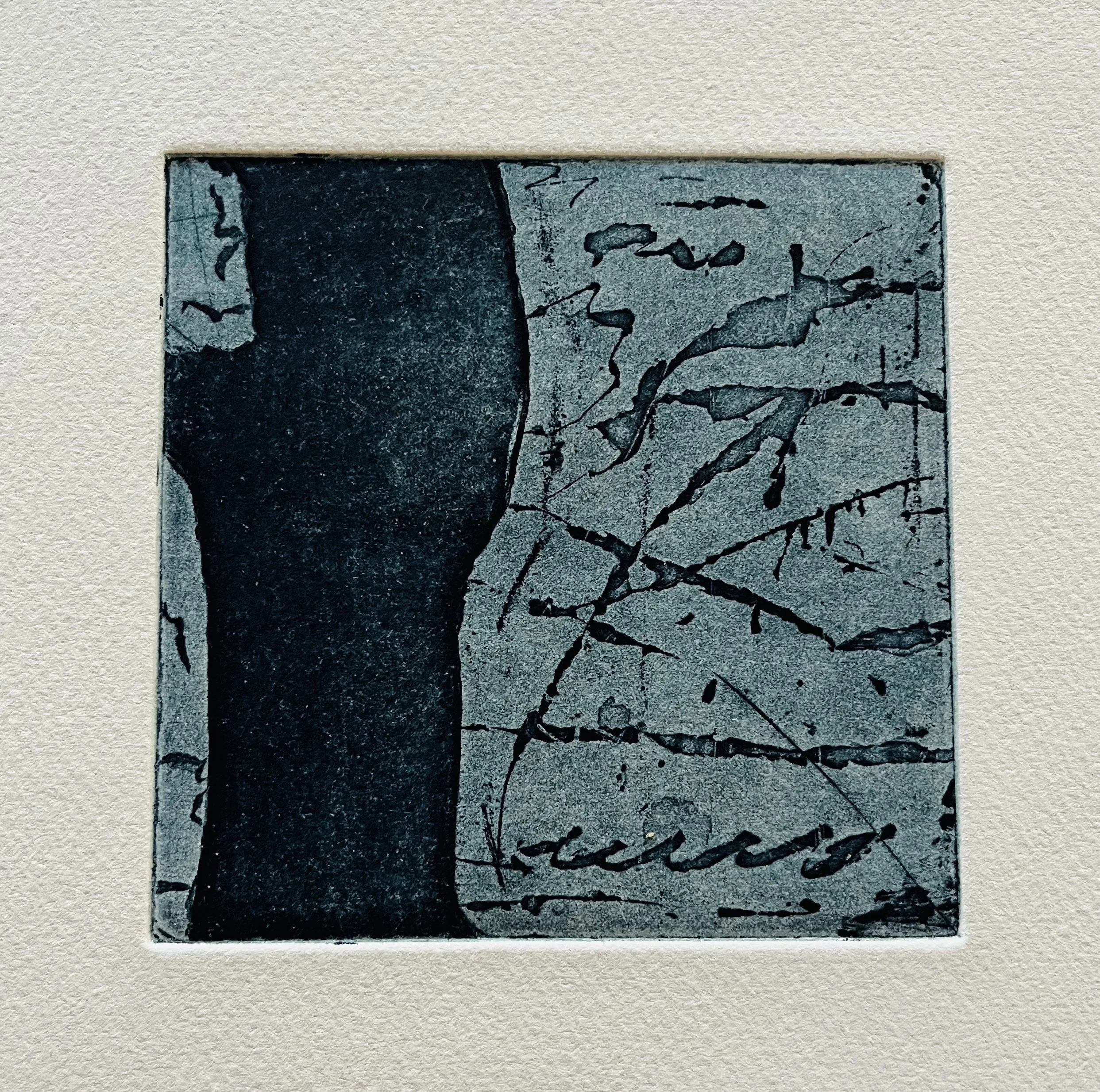 TREE TRUNK | 2024 | Etching, chine colle | 