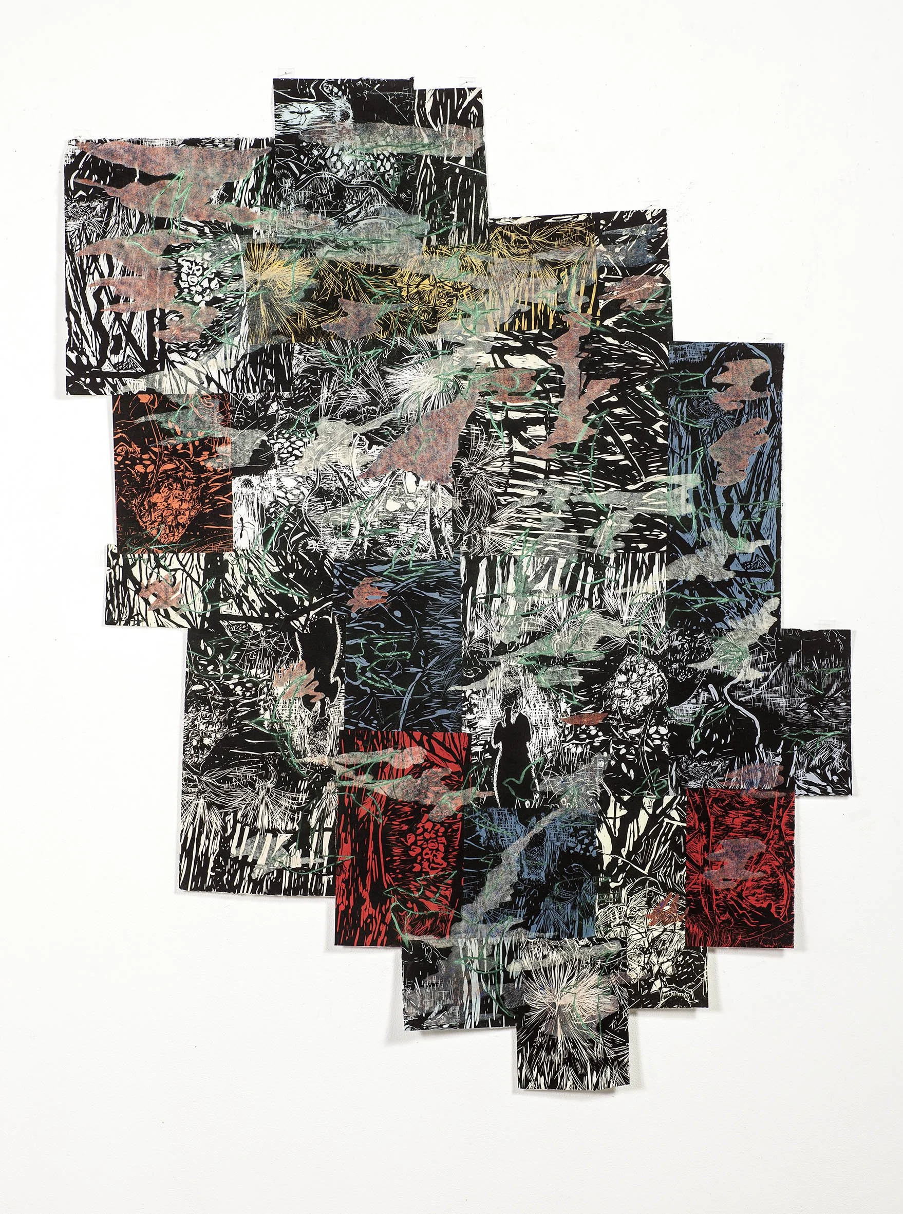 HABITAT, BELAIR NATIONAL PARK | 2025 | Linocut,  monotype, screenprint, stencils