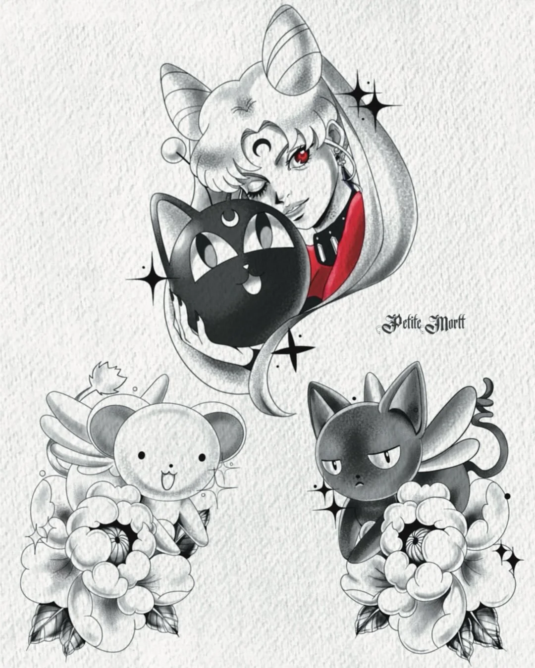 &lsquo;*&bull;.&cedil;♡ New Flash Drop! ♡&cedil;.&bull;*&rsquo;

This is for my shoujo/anime fans! 
I had so much fun thinking up designs for this flash. To be honest, I wish I could have incorporated more. Open to any custom pieces in this genre (ca