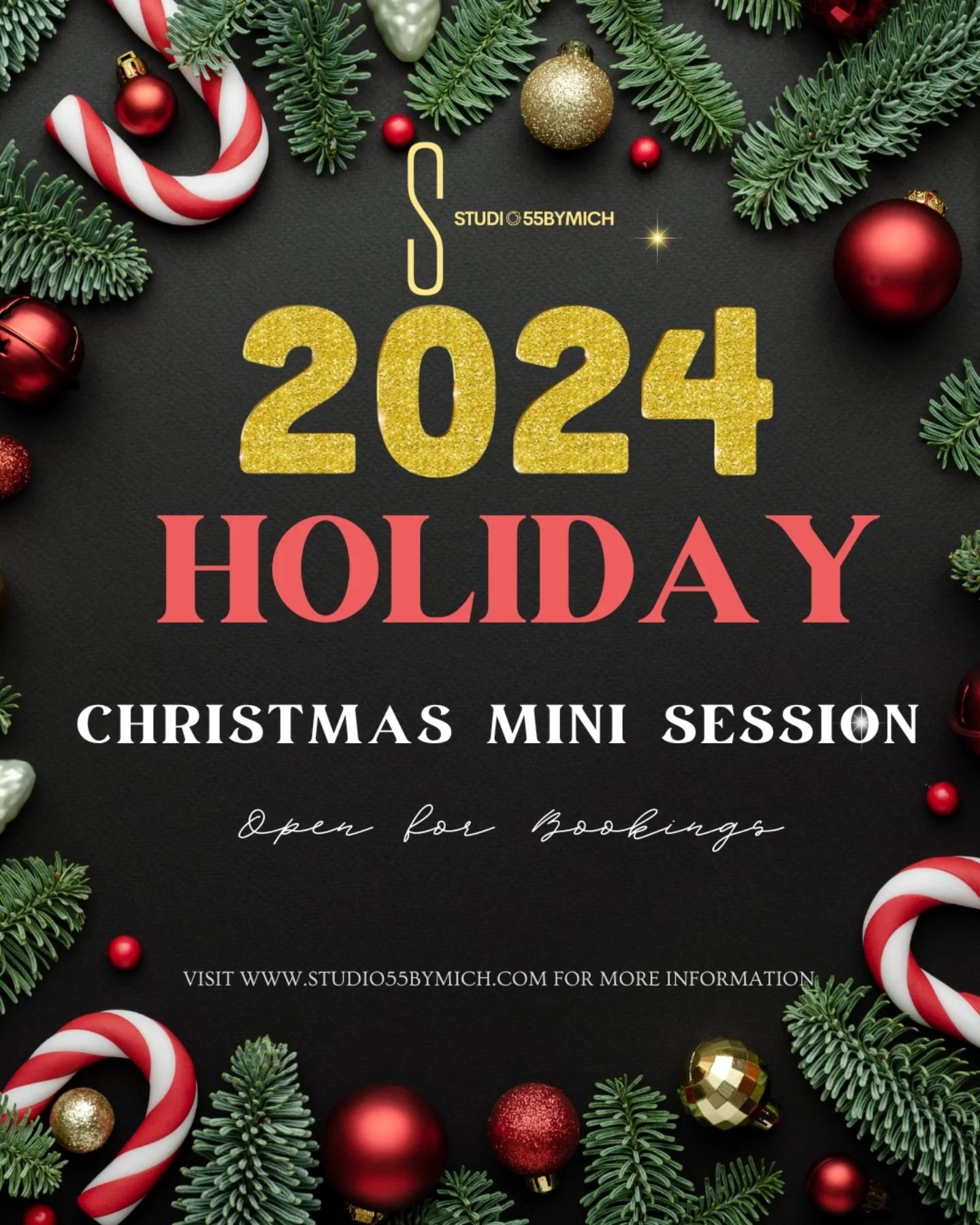 🎄✨ Let&rsquo;s Make Your Holidays Picture-Perfect with Studio55byMich! ✨🎄

This season, we&rsquo;re bringing the festive magic to life with stunning Christmas studio setups designed to match your vibe&mdash;classic, cozy, or glam, we&rsquo;ve got i
