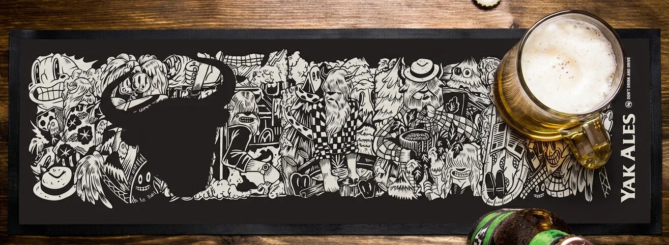 Bar Runner, Point of purchase POP Illustrations.jpg