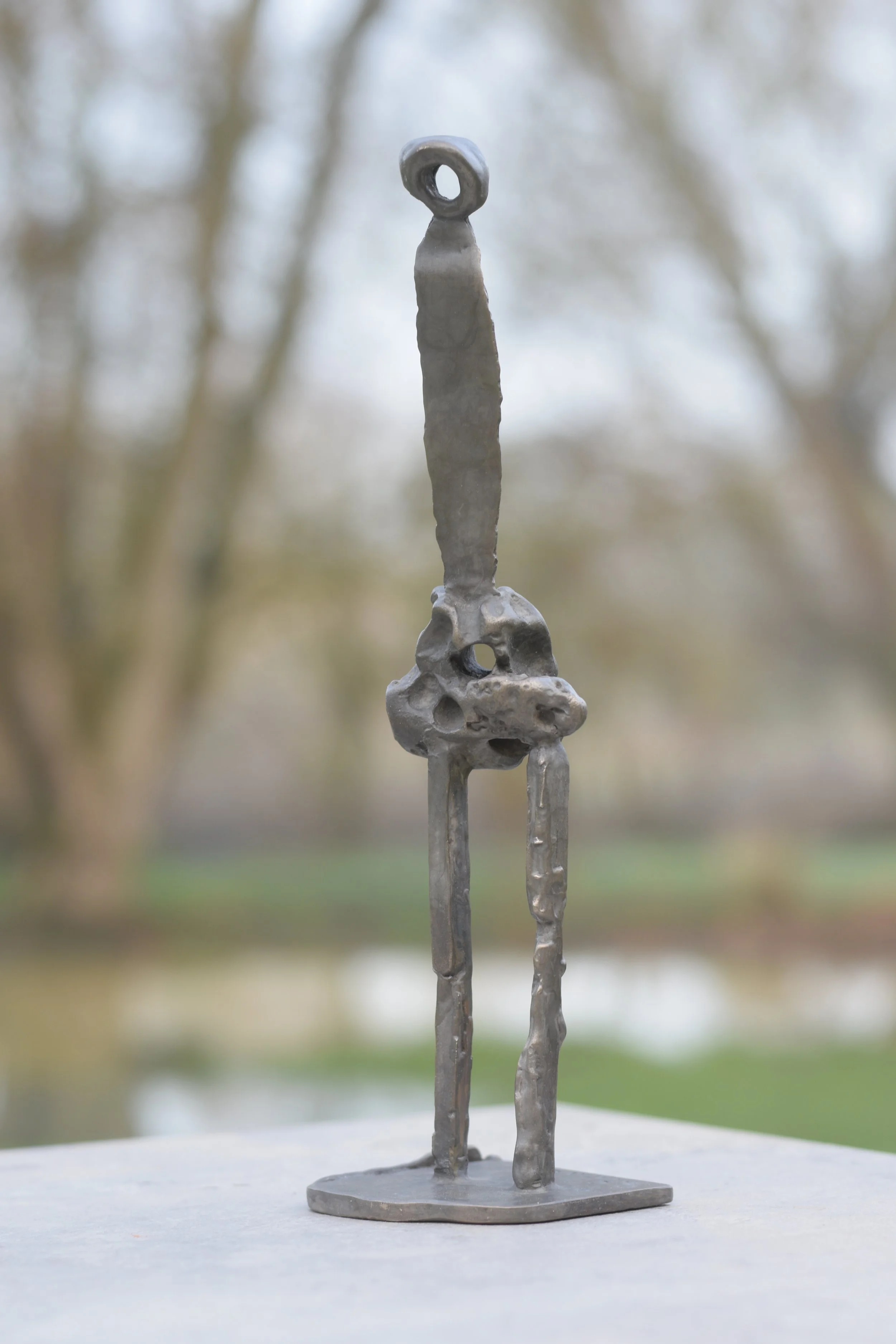 Ah-rah-hid (maquette), 2026, bronze, 23 x 6 x 5.5 cm