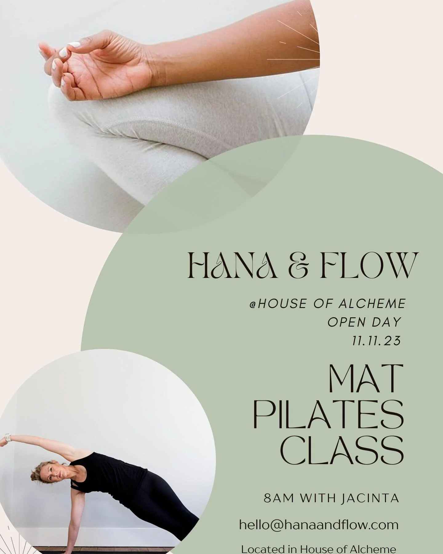 IT&rsquo;S MOVEMENT TIME!! 

@house.of.alcheme is Open this Saturday 11.11 with many incredible classes, workshops and therapies drawing you into this beautiful space. 

Join me, Jacinta, at 7:30am (note time change from 8am) for a high energy, lymph