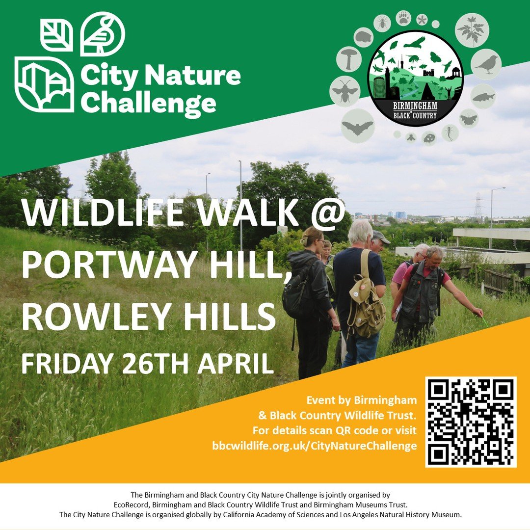 Get ready for the #citynaturechallenge this weekend! 

The City Nature Challenge takes place between 26th to 29th April and there are lots of great wildlife spotting events planned across Birmingham and the Black Country. 
You can view these on our i
