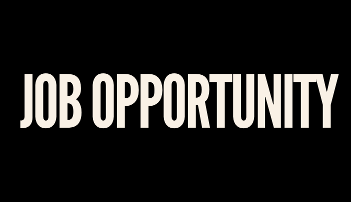Job Opportunity