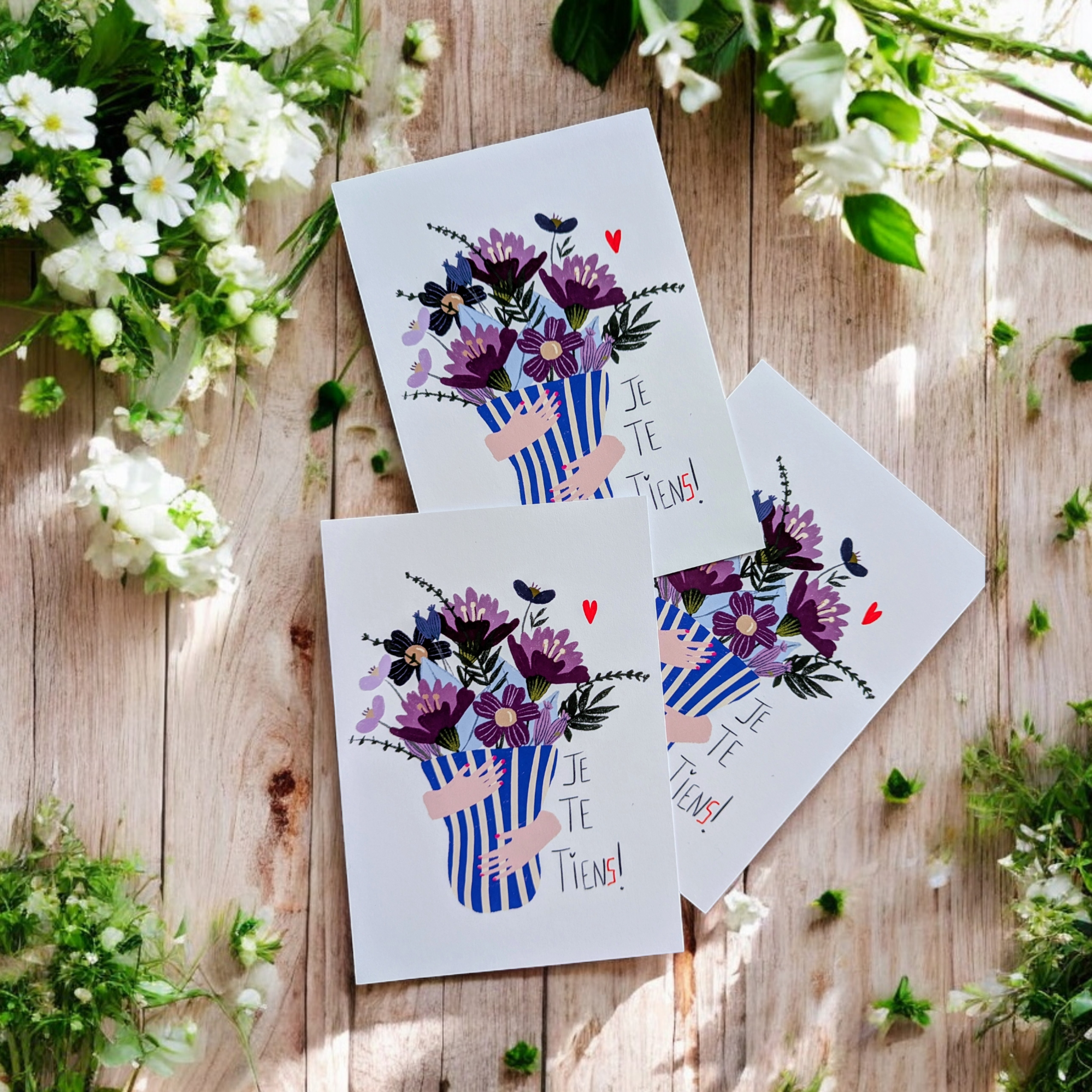 Carte "Je te tiens"