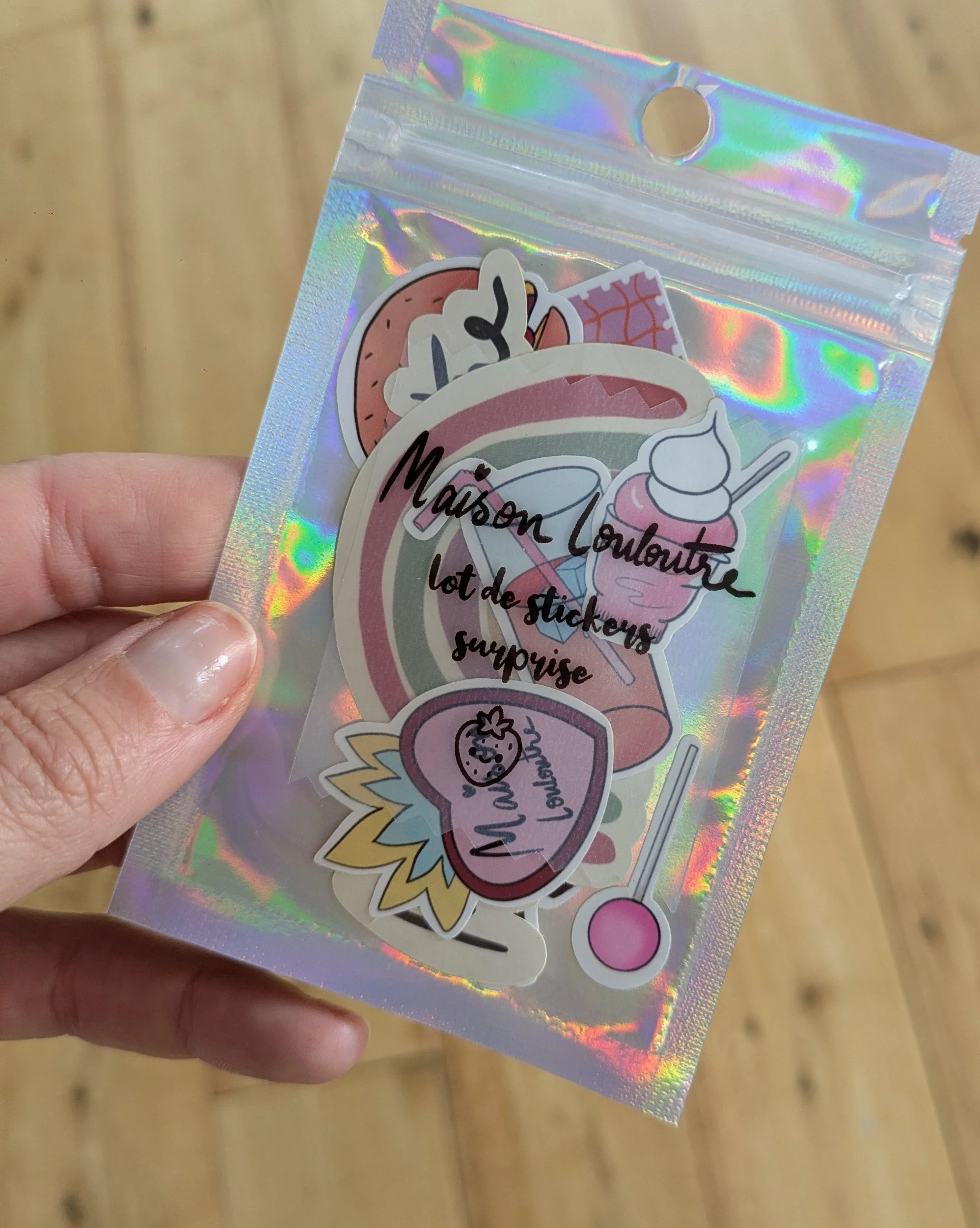 Pochette surprise de stickers vinyles 🎁