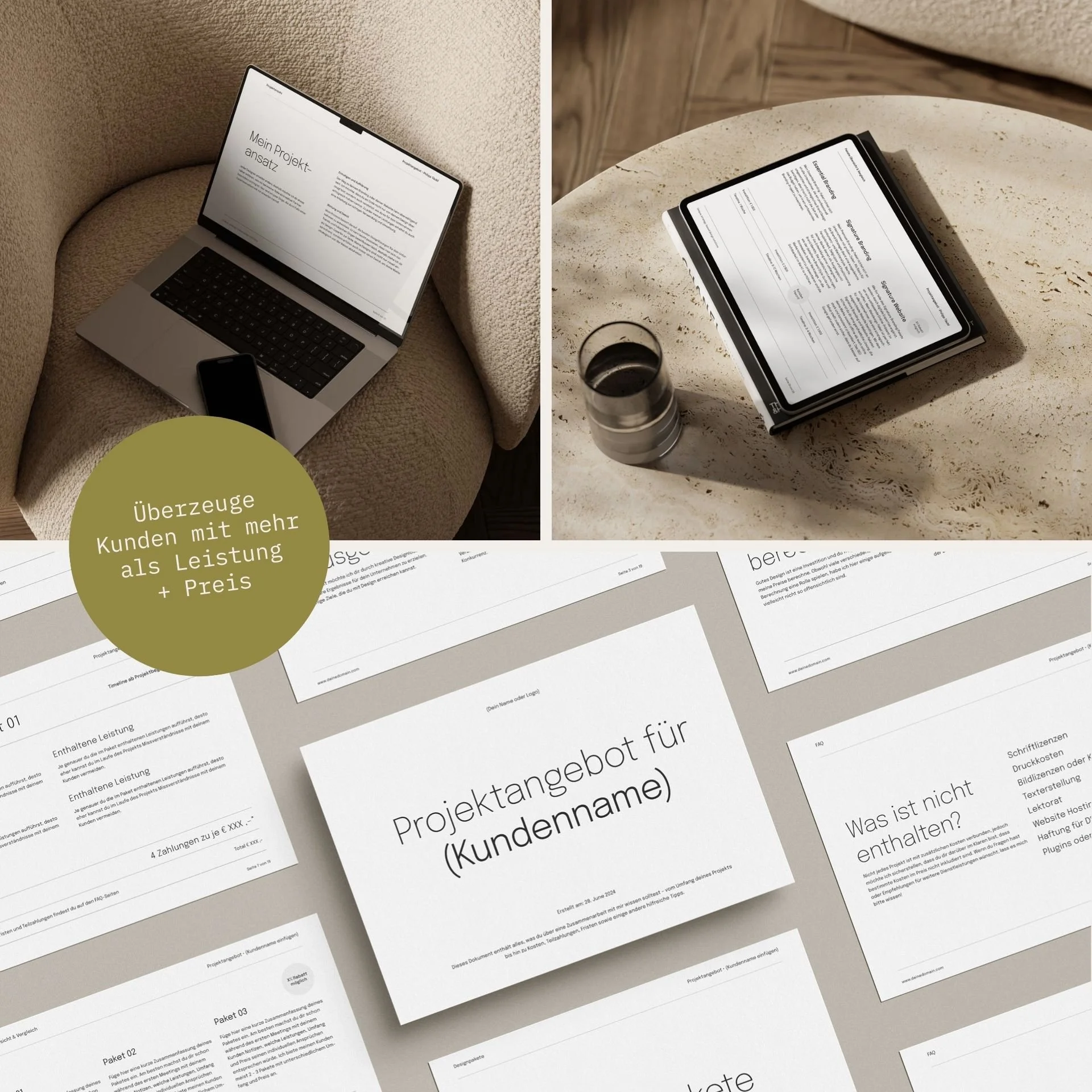 Projektangebot Vorlage