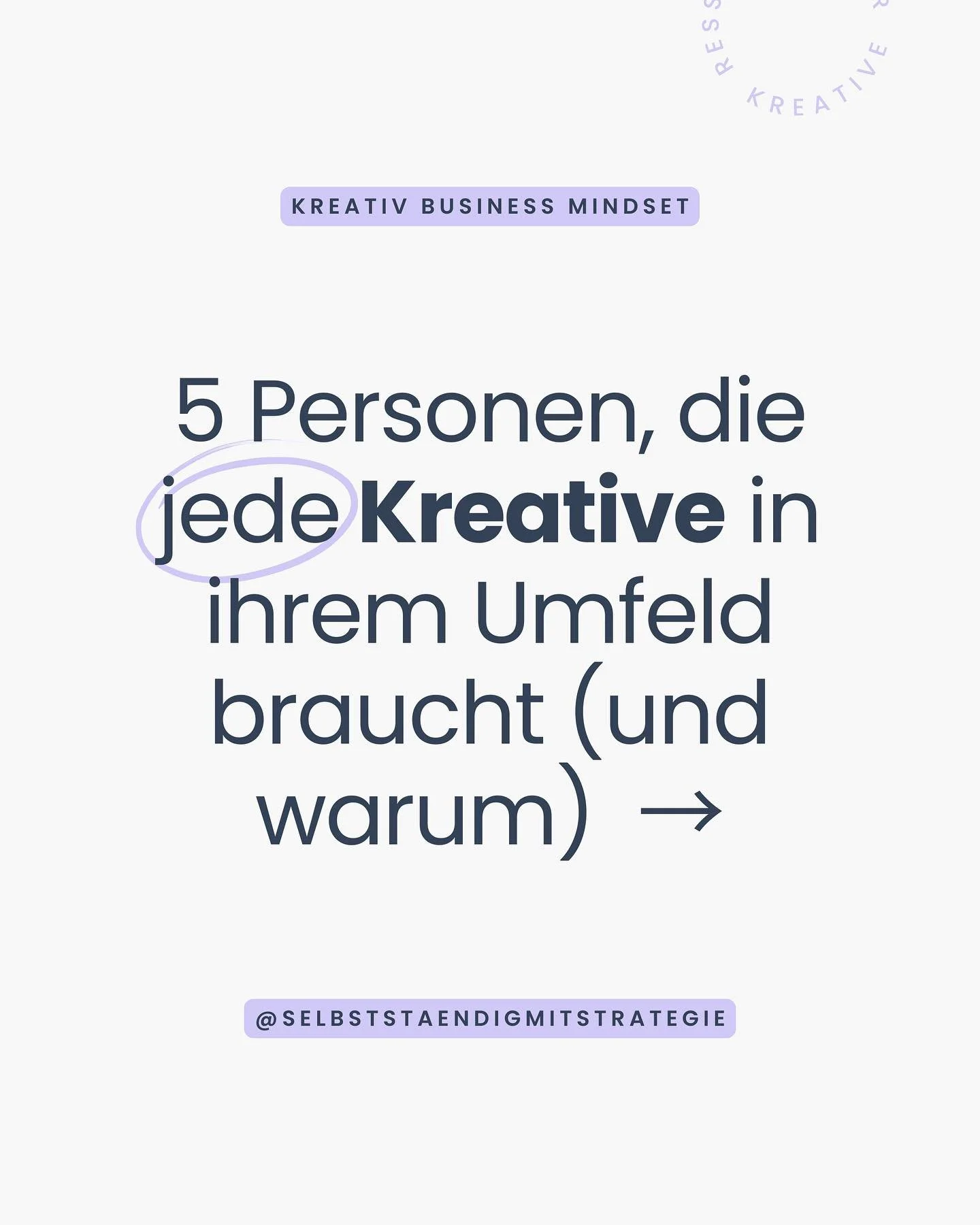 Niemand sollte den Weg der Selbstst&auml;ndigkeit alleine gehen! 🥰

Wer sind diese Personen f&uuml;r dich?
