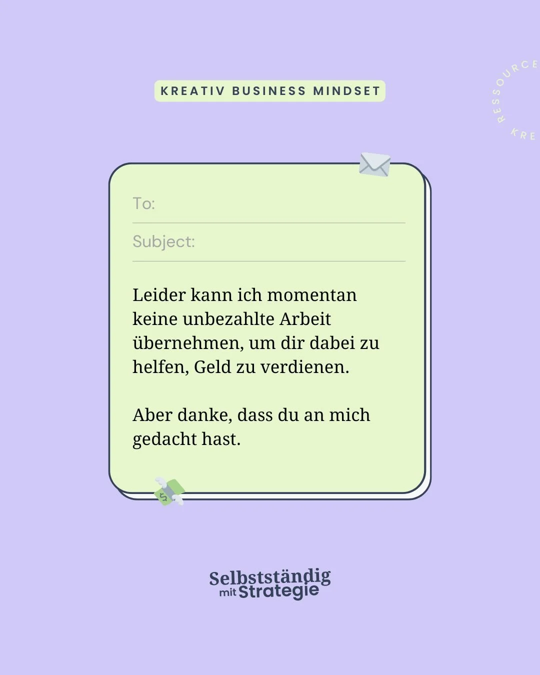 Respektvoll, aber ganz klar: Nein. 🙃

Nur weil wir kreativ arbeiten, hei&szlig;t das nicht, dass unsere Arbeit ein Hobby ist, das man &bdquo;mal schnell&ldquo; anzapft.

Meine Tools kosten Geld. Meine Ausbildung kostet Geld. Meine Zeit ist begrenzt.