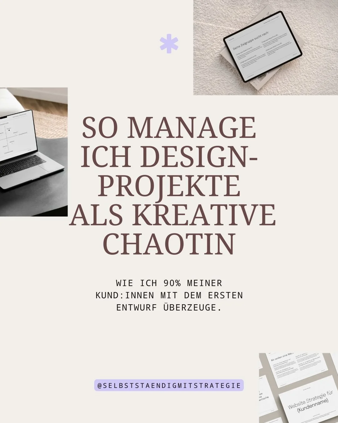 Fehlende Kreativit&auml;t ist nicht das Problem.
 Unklarheit ist es. 🫠

Als (ehemalige) kreative Chaotin, wei&szlig; ich eines:

Viele von uns zweifeln an ihrem K&ouml;nnen, wenn Entw&uuml;rfe diskutiert werden, Kund:innen unsicher sind oder Projekt