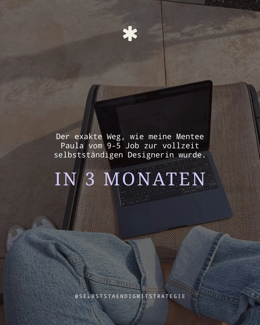 Wenn du ...

✱ genauso leidenschaftlich &ndash; wie ich &ndash; daran glaubst, dass Design mehr ist als nur eine stundenbasierte Dienstleistung,

✱ bereit bist, 2026 zu dem erfolgreichsten Jahr in der Selbstst&auml;ndigkeit zu machen

✱ und wirklich 