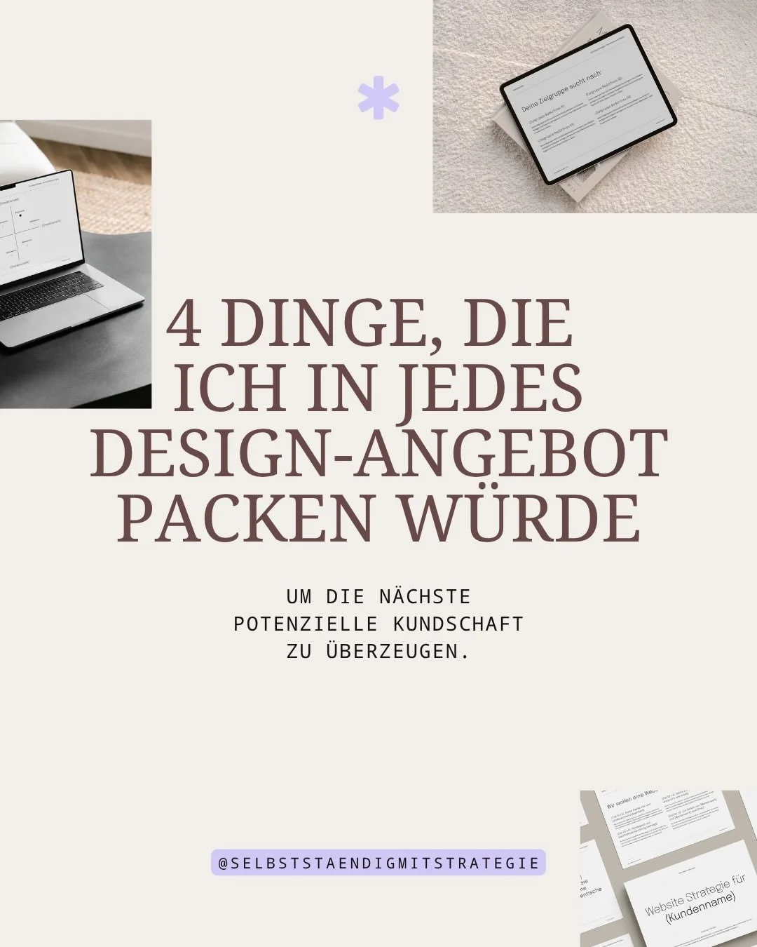 Kommentiere STRUKTUR f&uuml;r meine Vorlage!

Ich muss es zugeben&hellip; 🫣

Fr&uuml;her waren meine Angebote zwei Zeilen:
 ➡️ Dienstleistung ➡️ Preis

Kein Kontext, keine Strategie&hellip; einfach nur eine Zahl auf einer Seite. Und wei&szlig;t du w